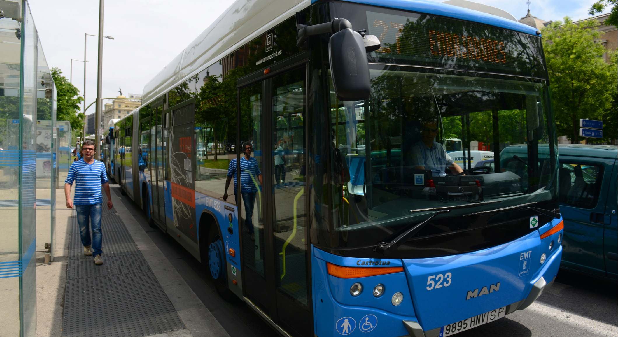 Autobús de una línea de EMT de Madrid. / Foto: iStock