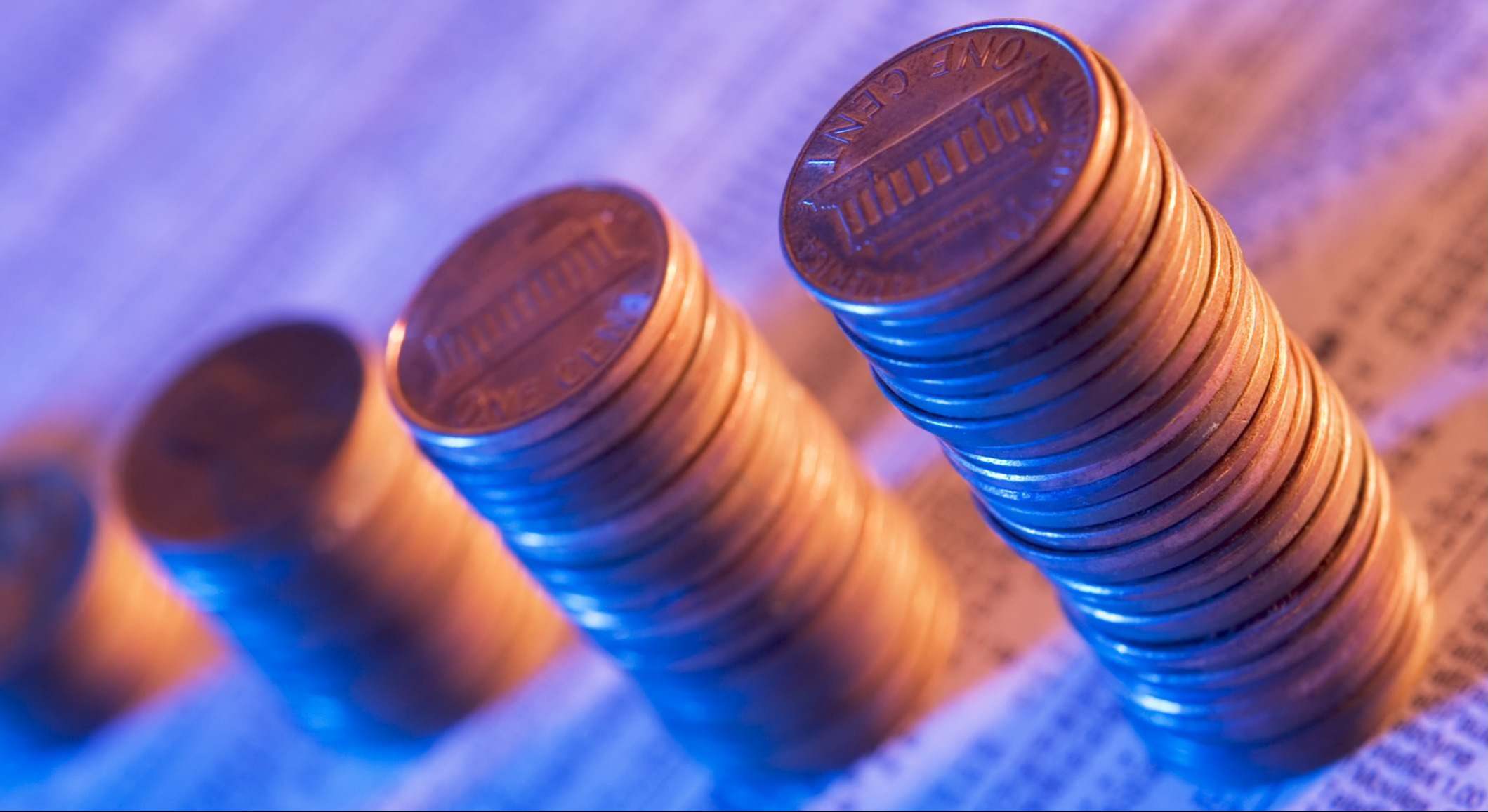Monedas apiladas