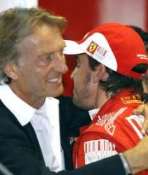 Montezemolo "tira de las orejas" a <b>Alonso</b> por anteponer sus intereses a Ferrari