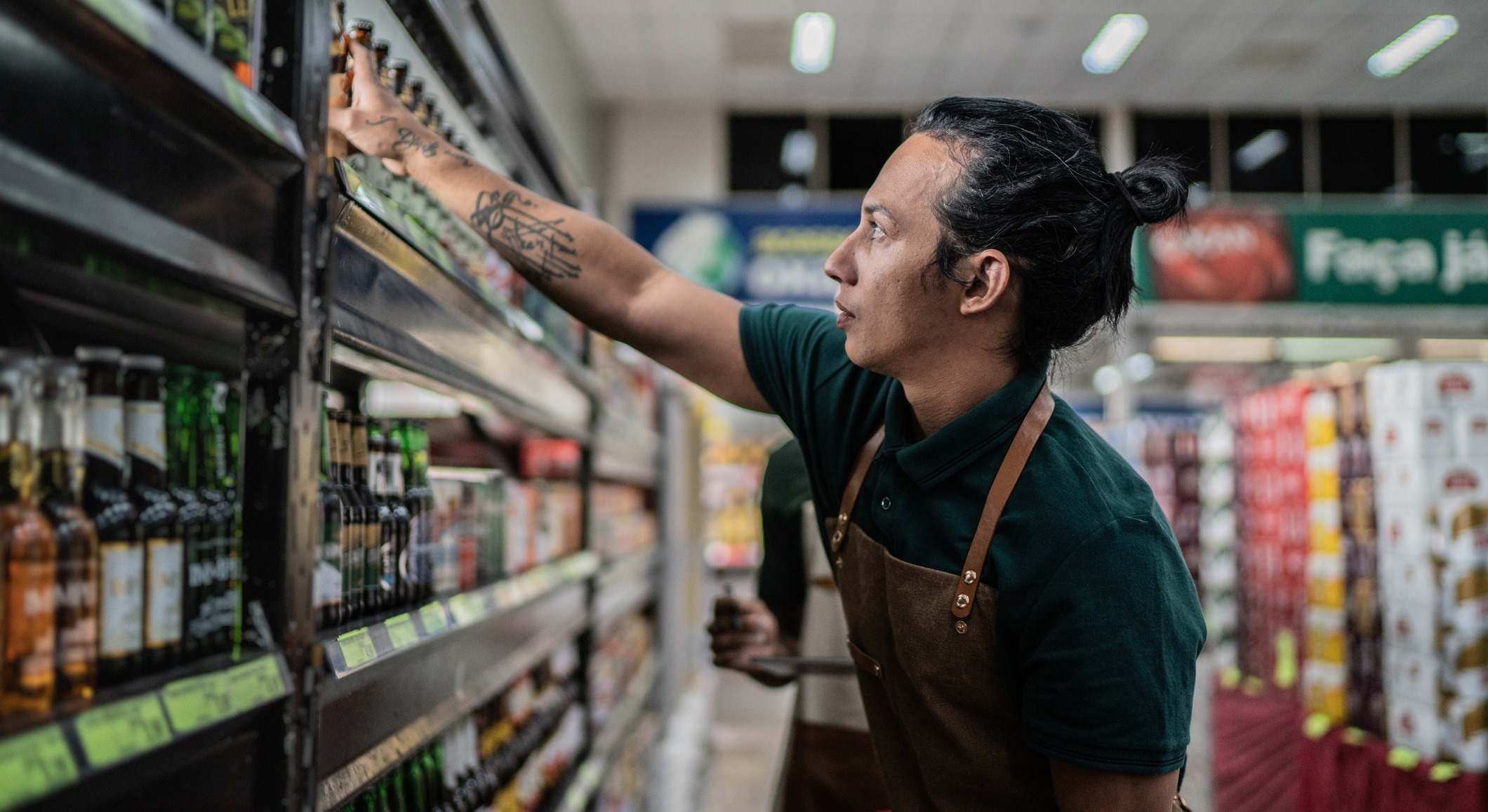 Trabajador de supermercado