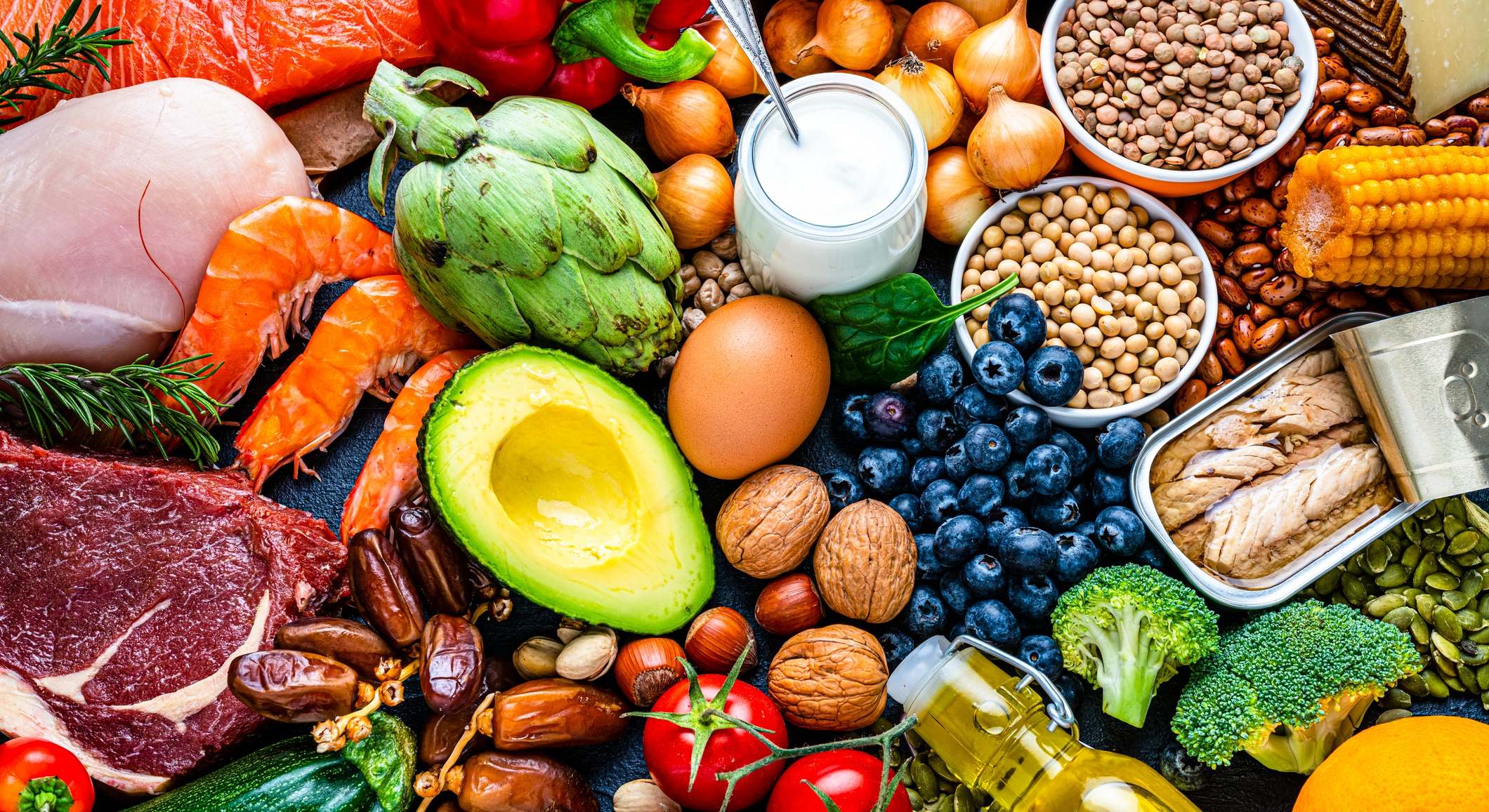 Grupo de alimentos saludables