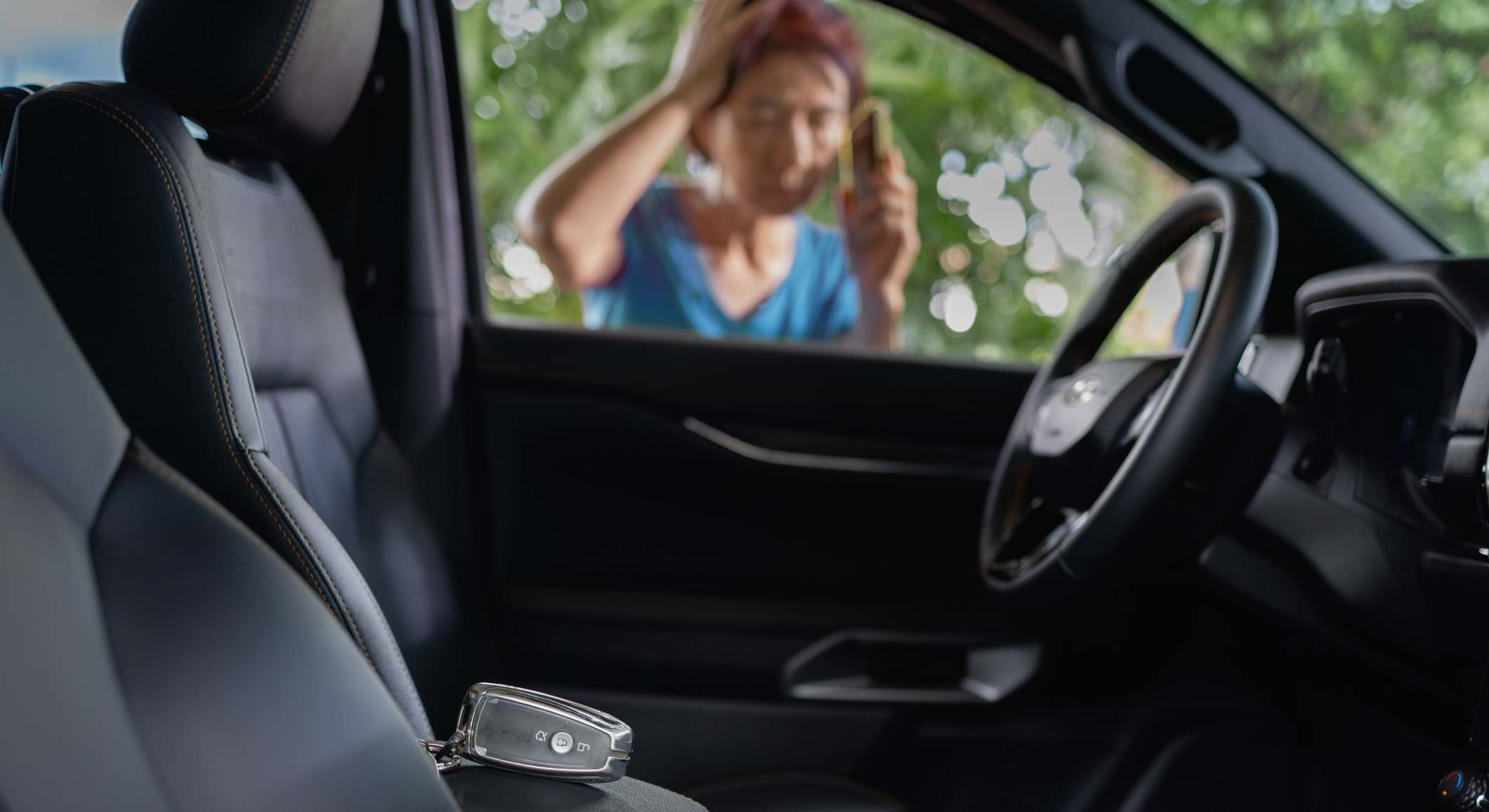 Llaves dentro del coche