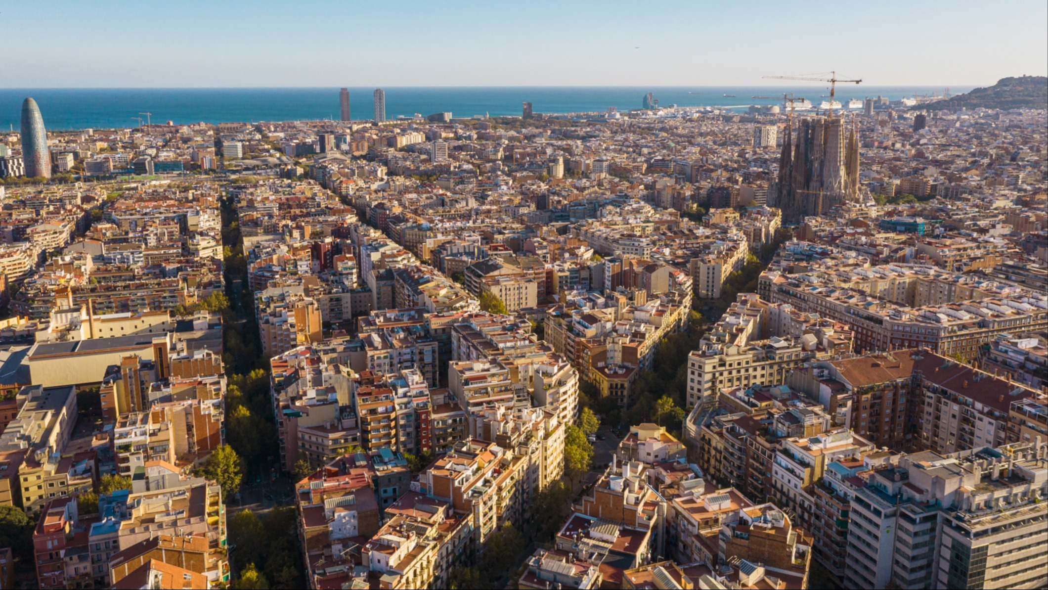 Vista aérea de Barcelona