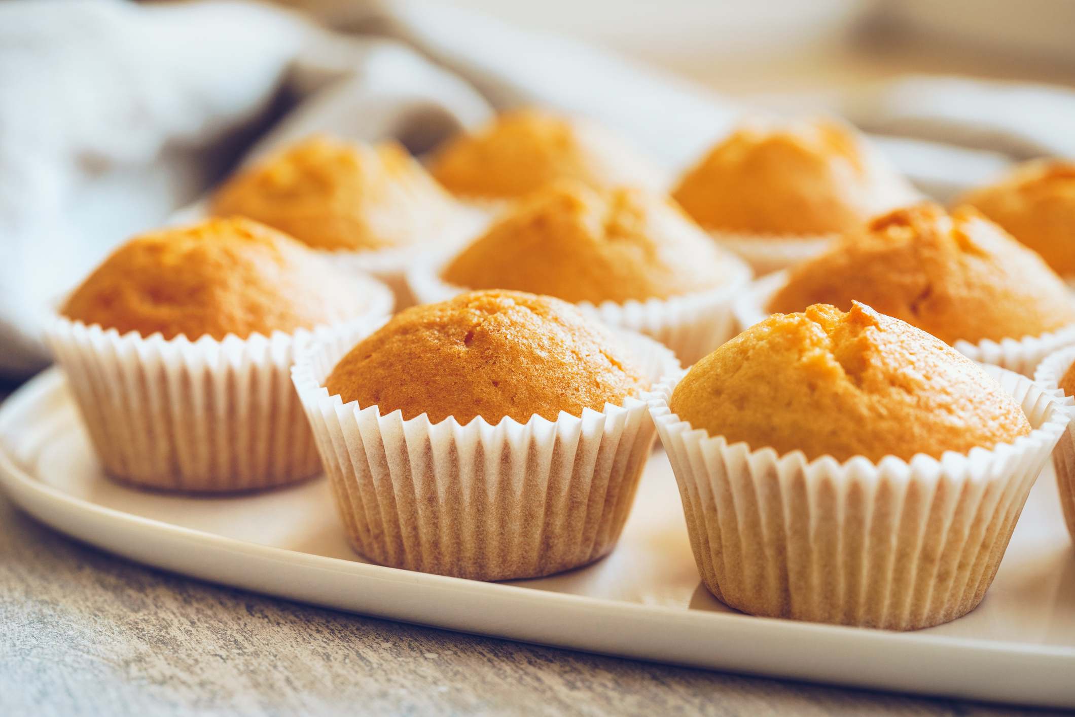 Magdalenas caseras recién hechas. / Foto: iStock