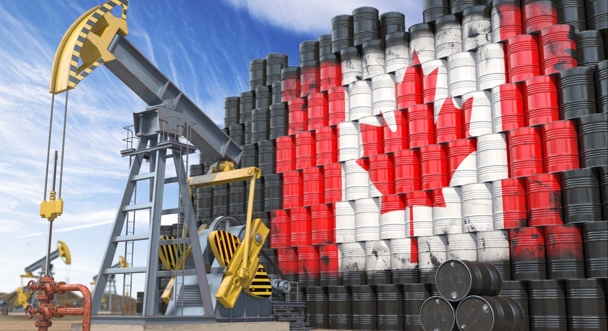 Extracción de petróleo en Canadá. Foto: iStock