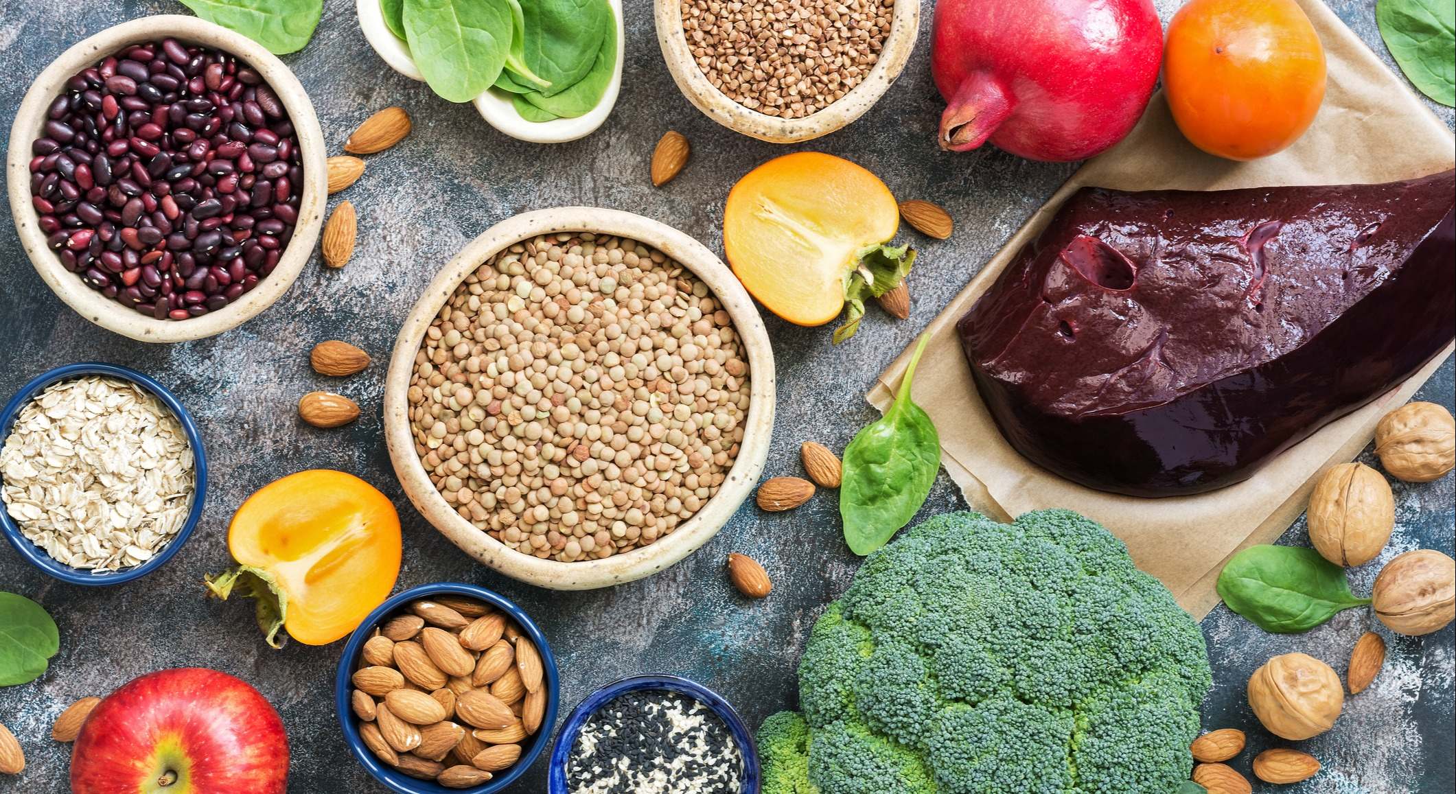 Alimentos ricos en hierro