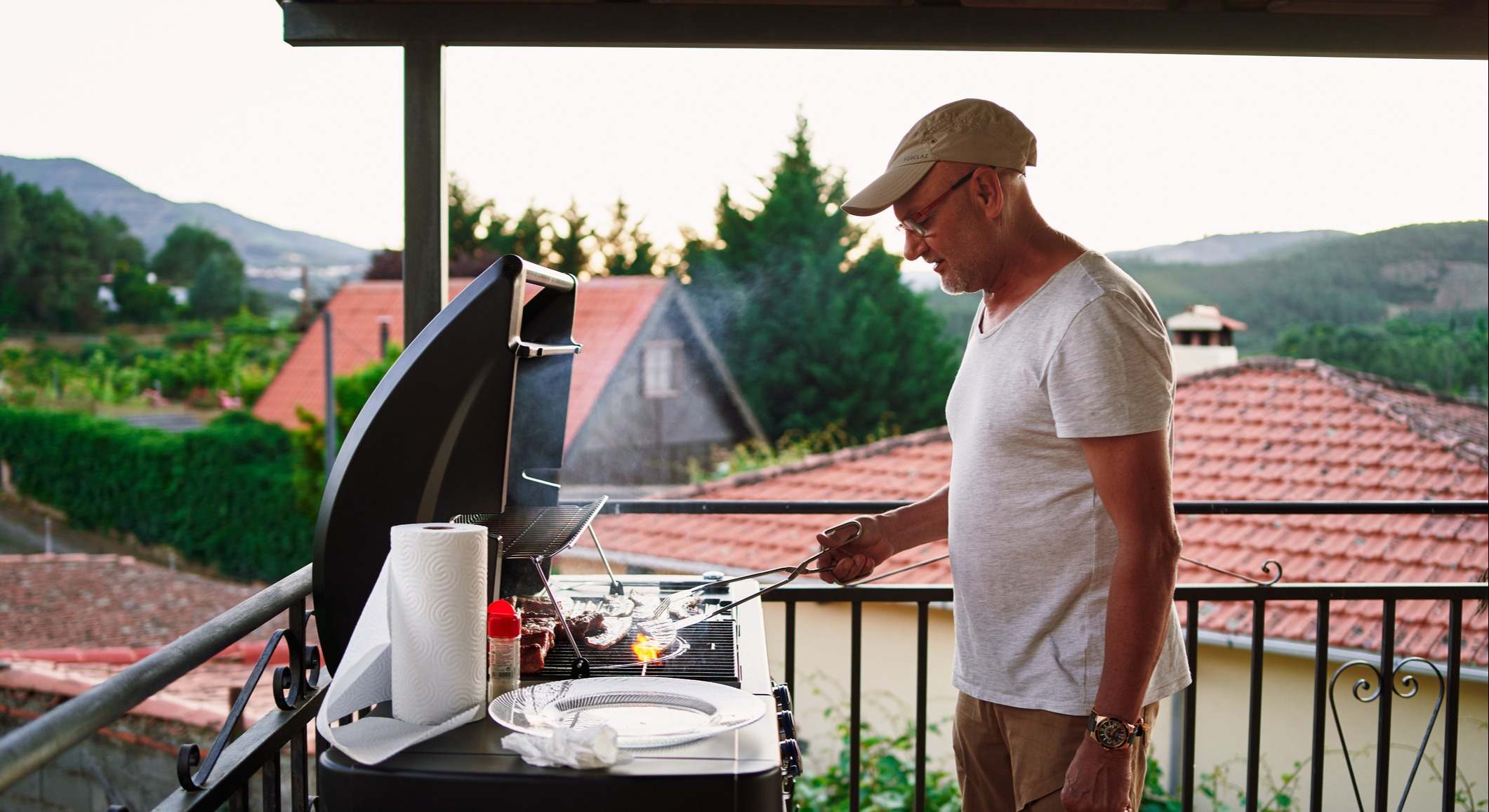 Barbacoa en una terraza | Foto: iStock