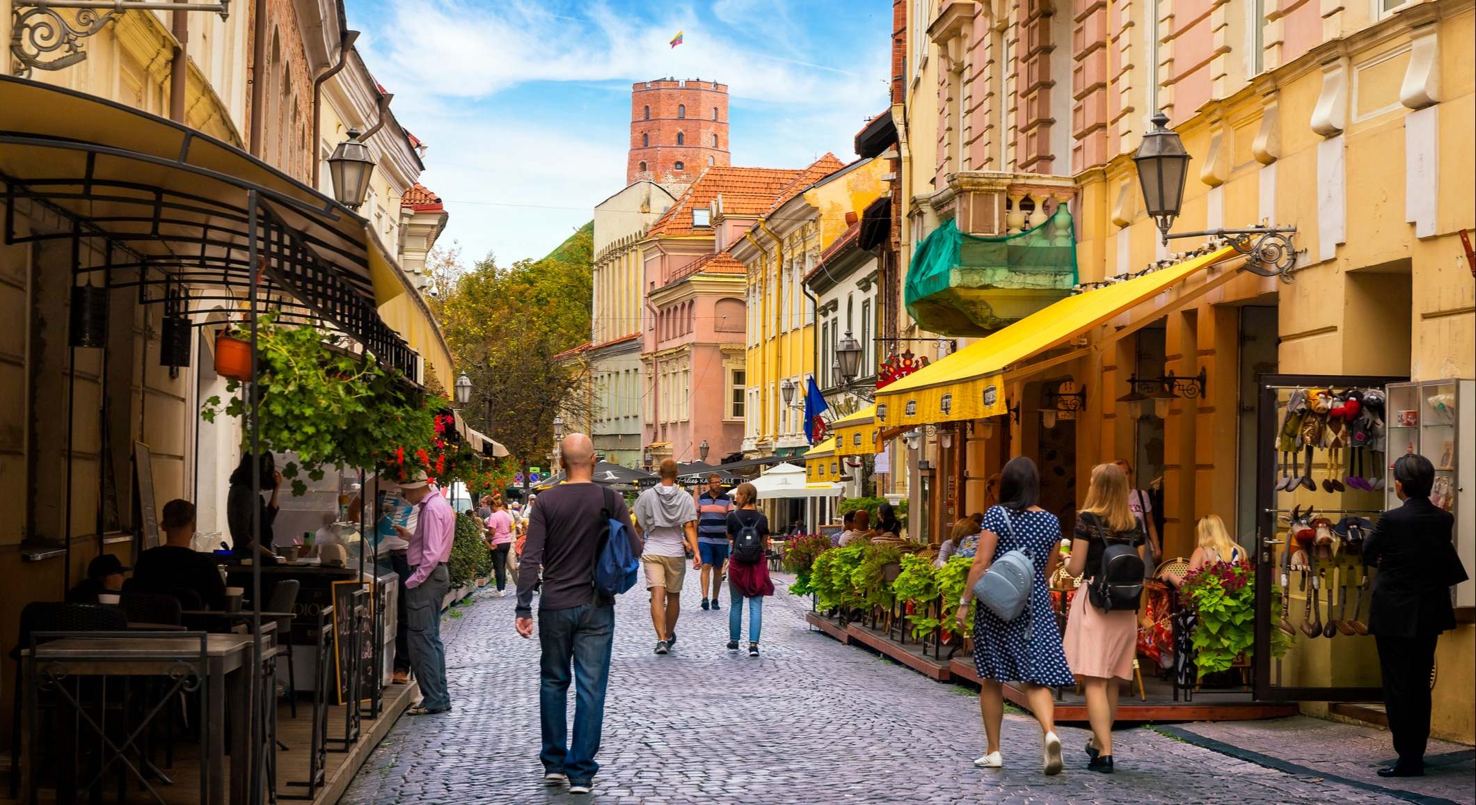Casco antiguo de Vilna, Lituania. Foto: iStock