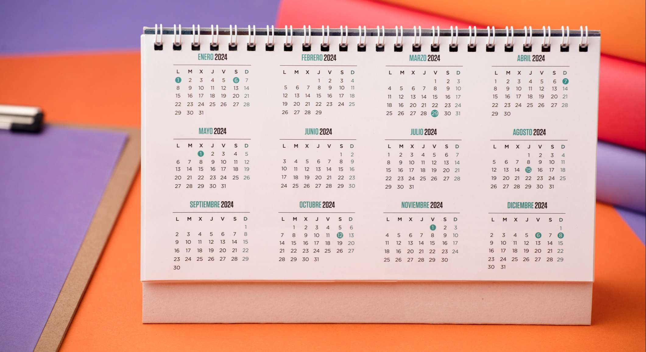 Calendario laboral 2024. / Foto: iStock