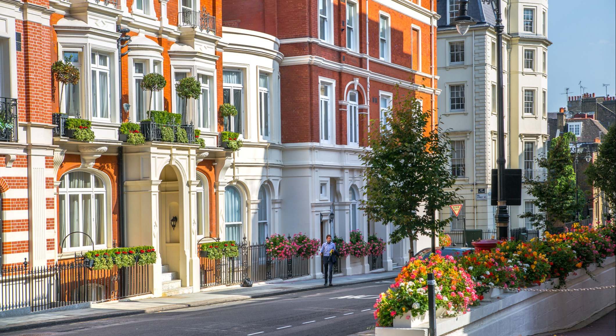 Viviendas de lujo en Mayfair (Londres). Foto: iStock