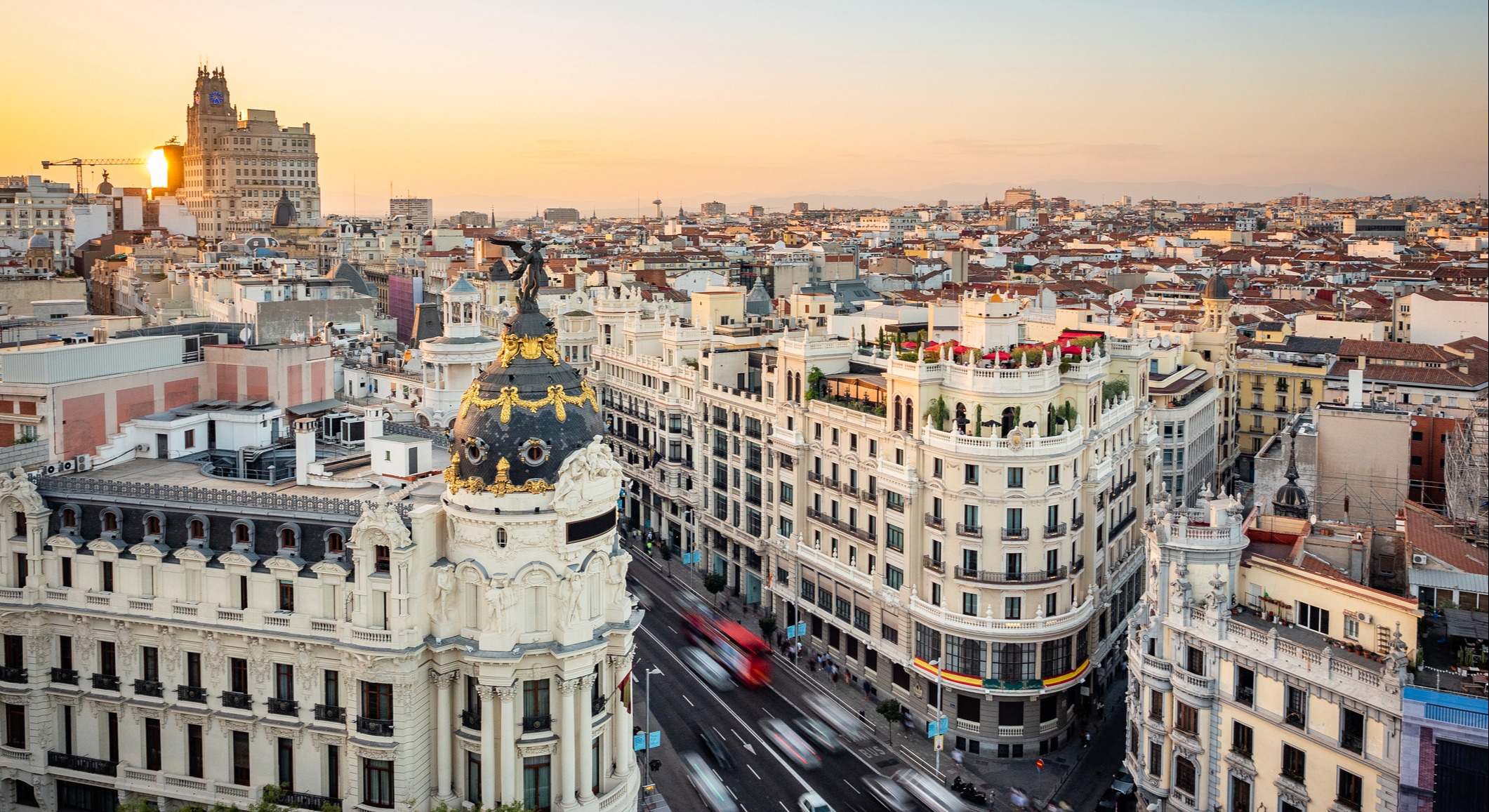 Vista aérea de Madrid