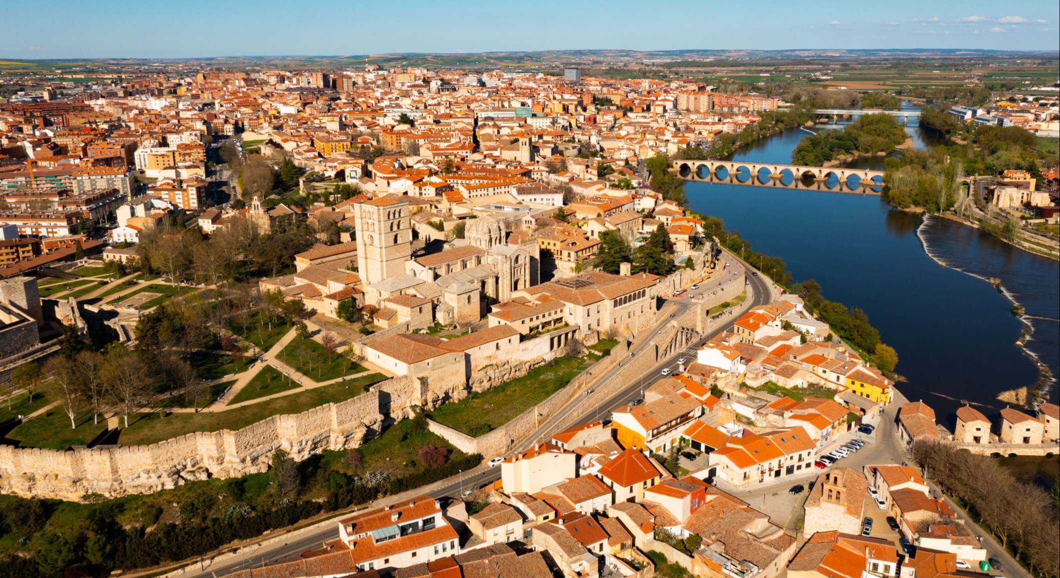 Vista aérea de Zamora