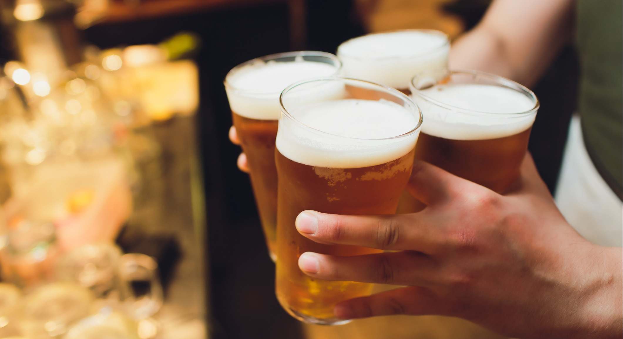 Cuatro cervezas