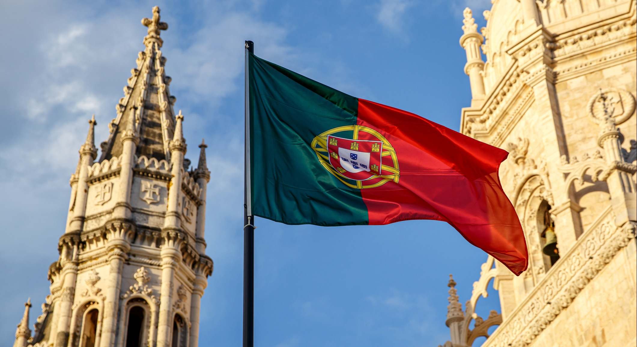 Bandera de Portugal.