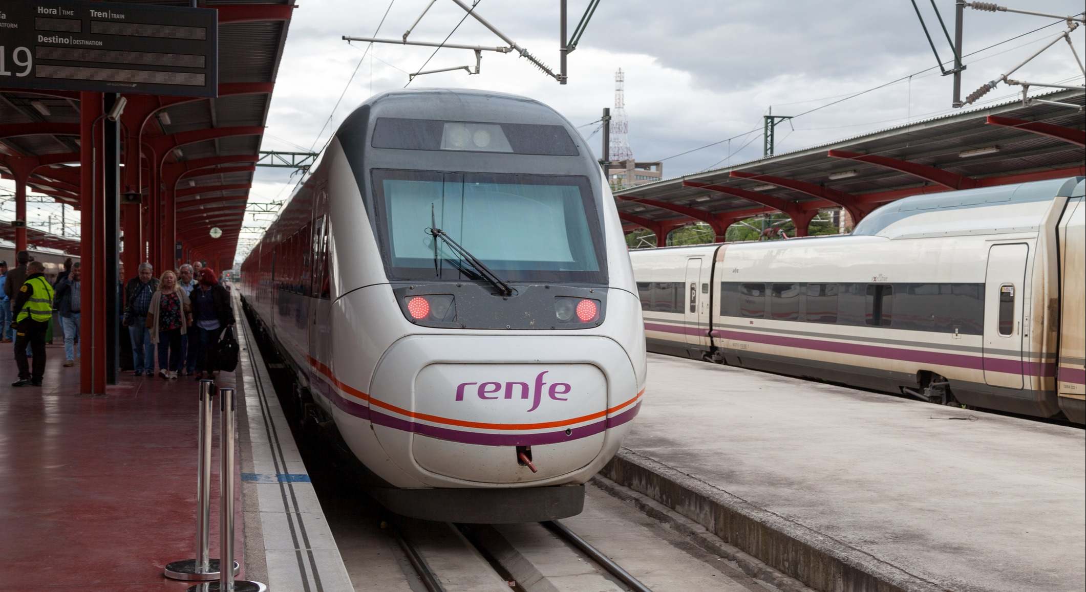 Imagen de archivo de un tren en Chamartín.