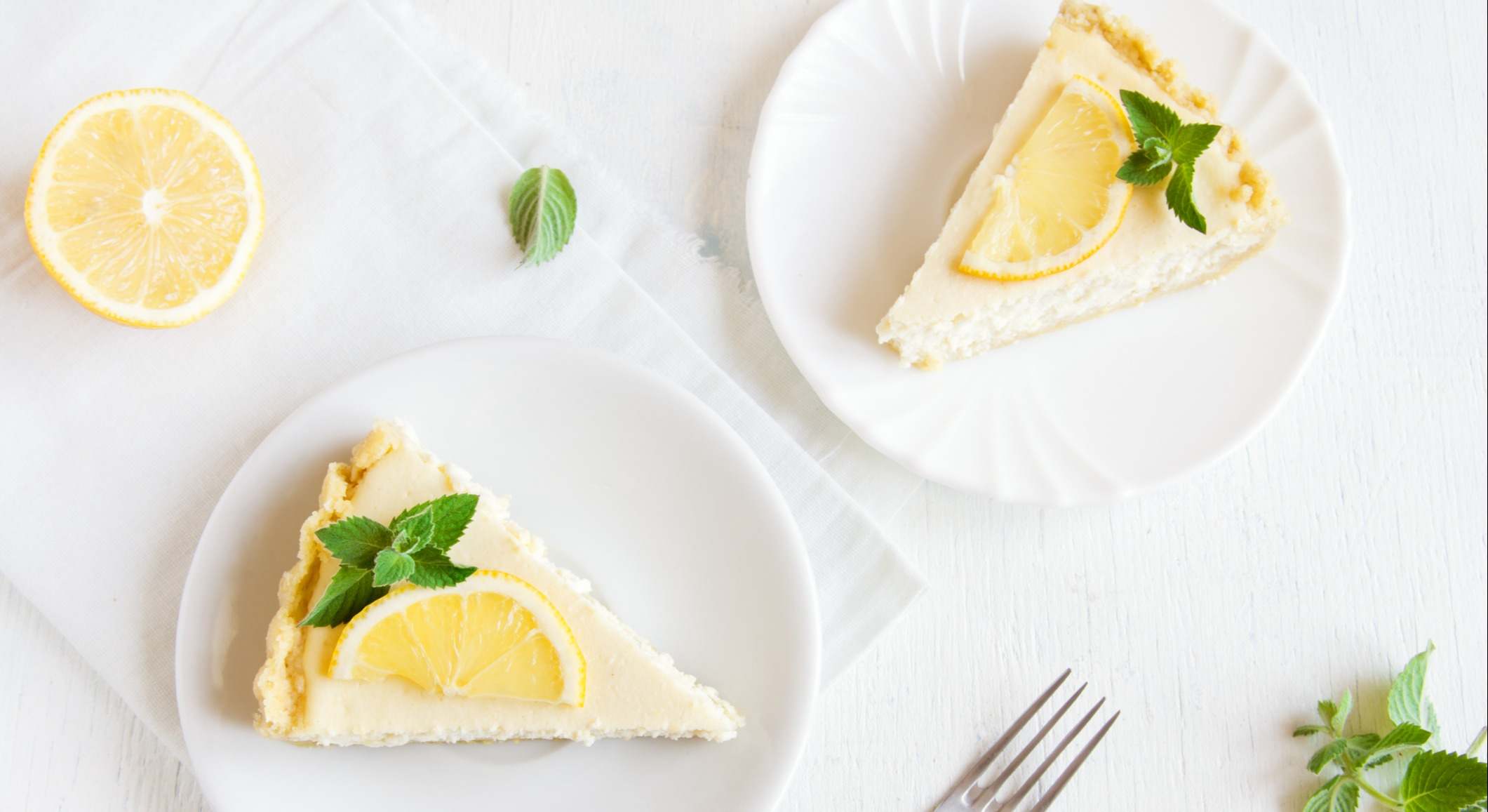 Tarta de queso limón