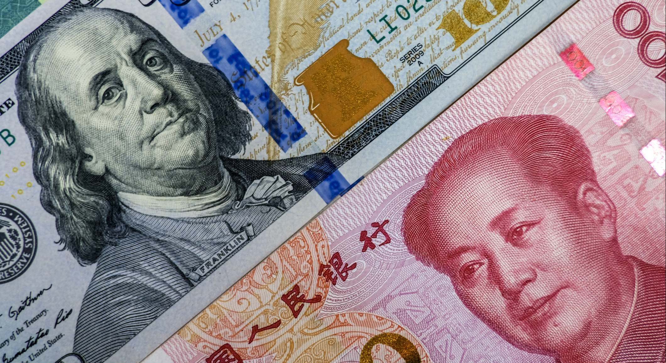 Dólar estadounidense frente a yuan chino
