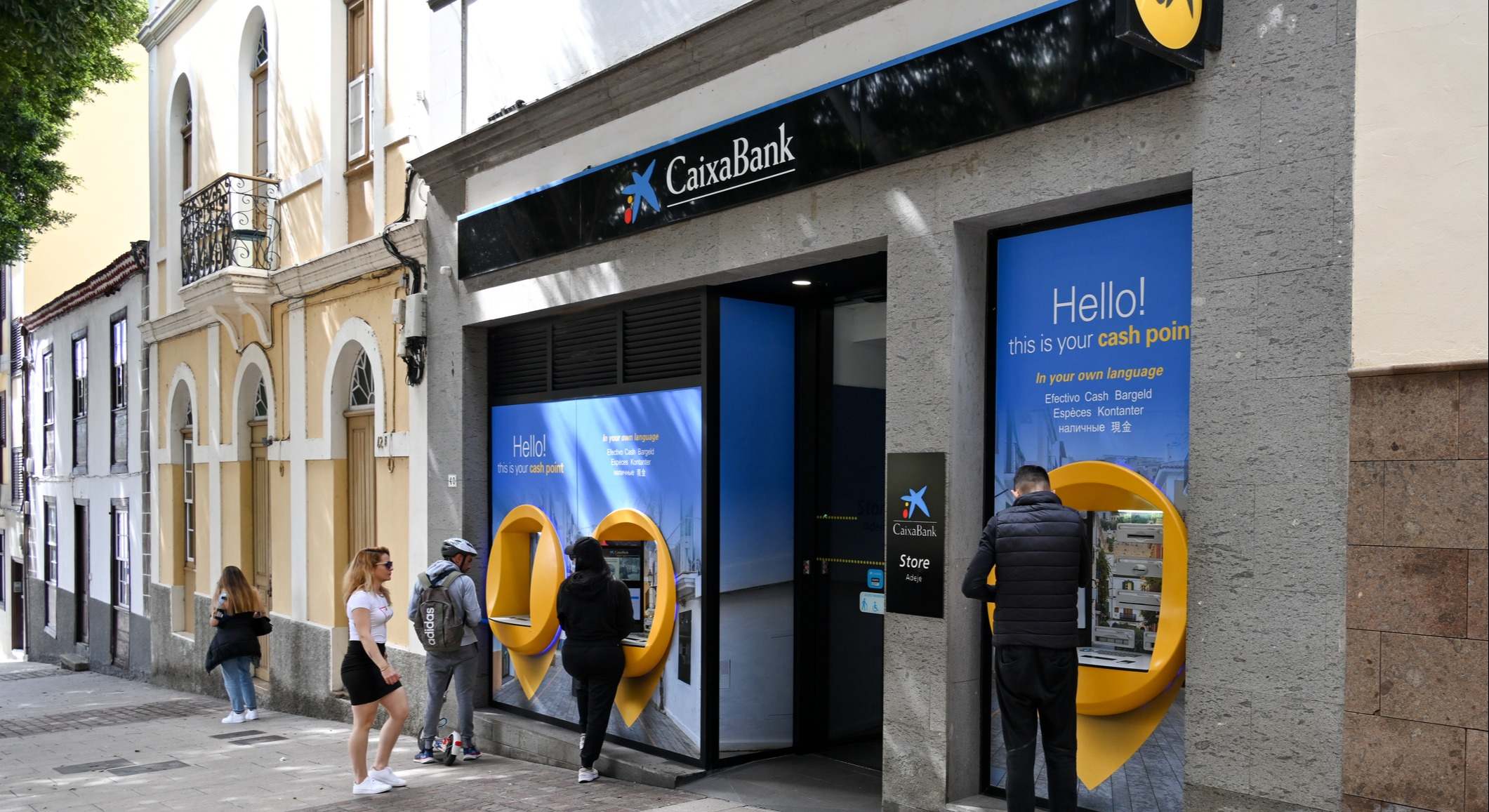 Sucursal del banco Caixabank. / Foto: iStock