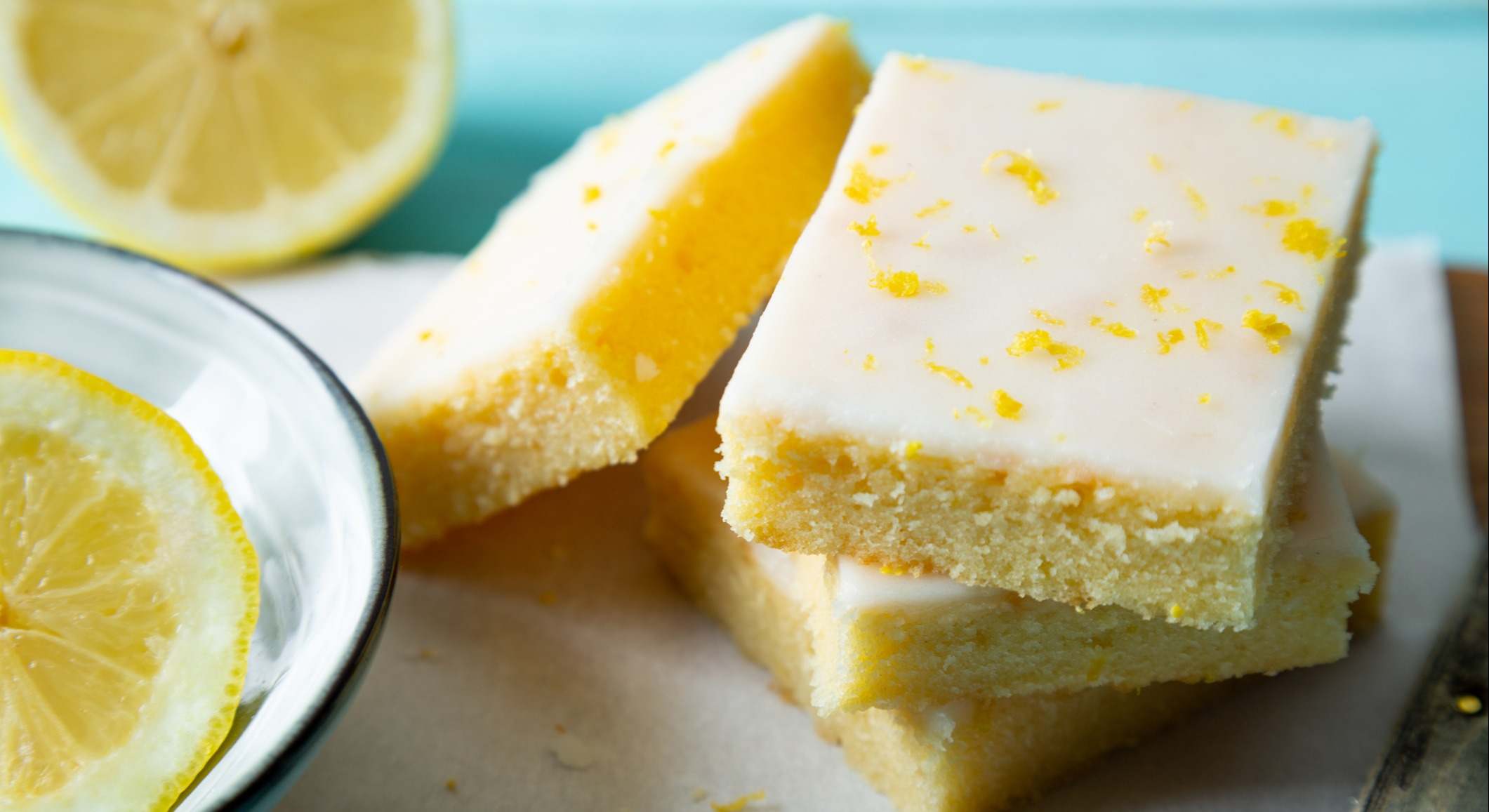 brownie de limón