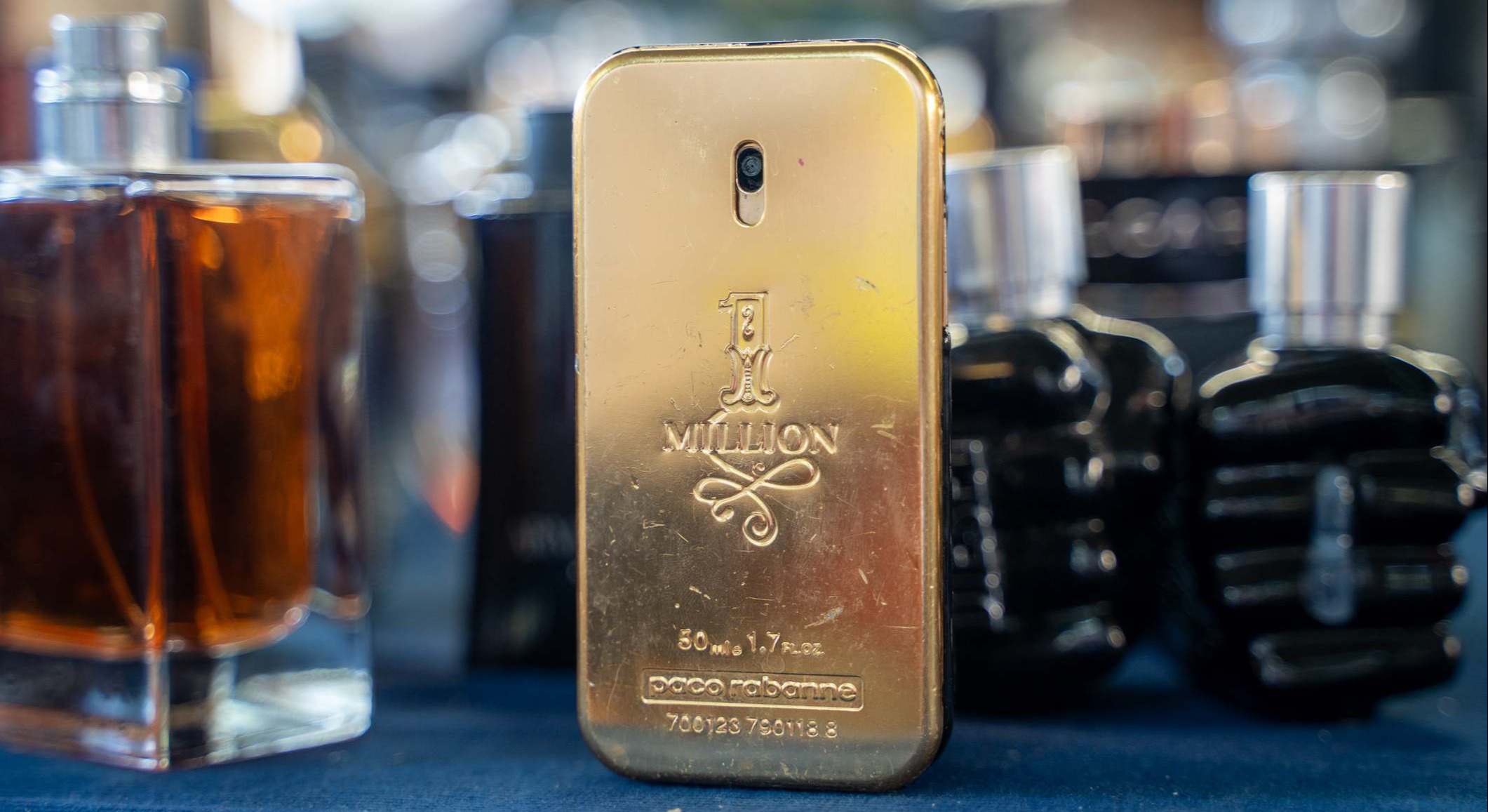 Perfume One Million, de la marca Rabanne, propiedad de Puig