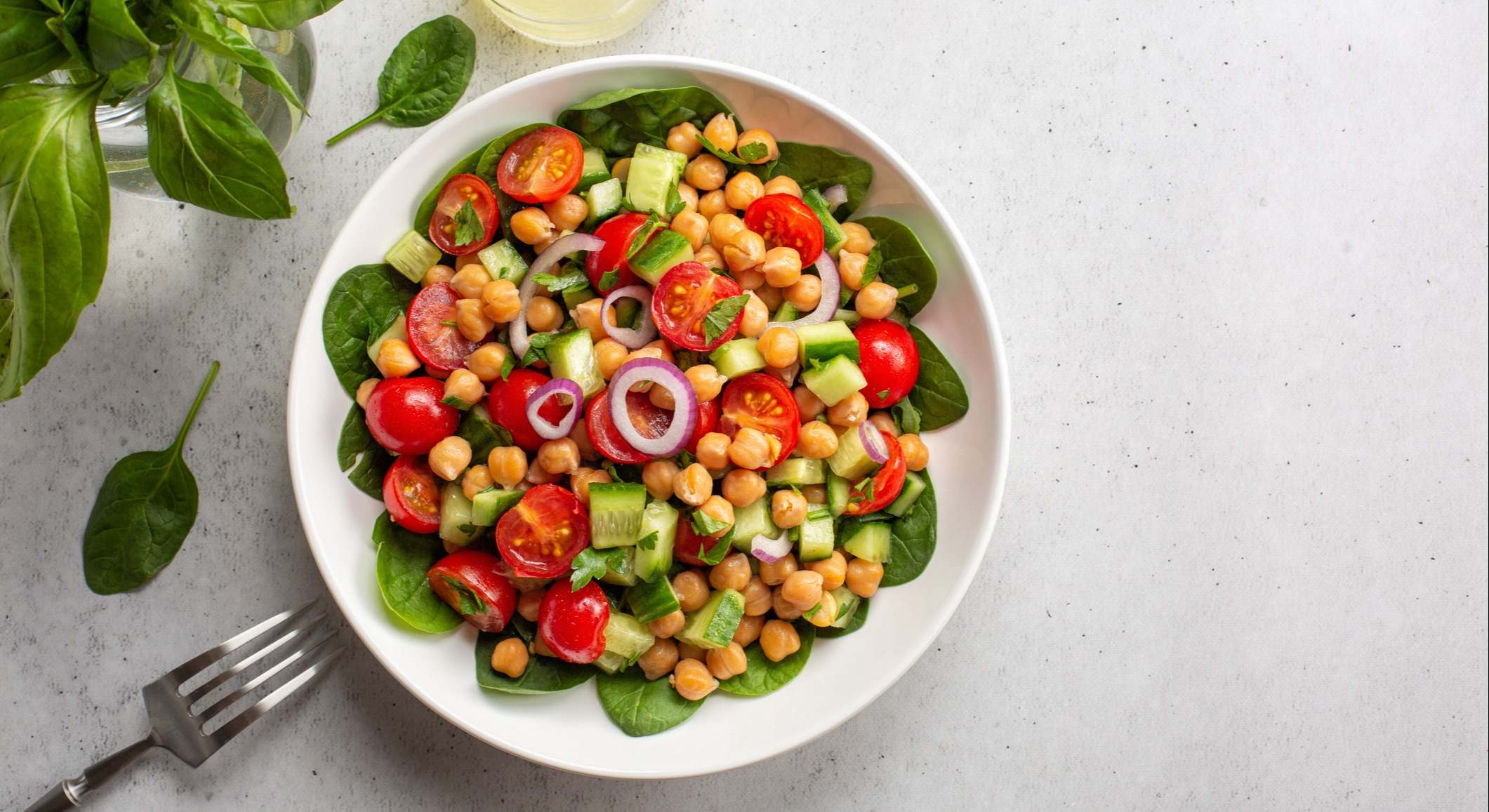 ensalada de garbanzos