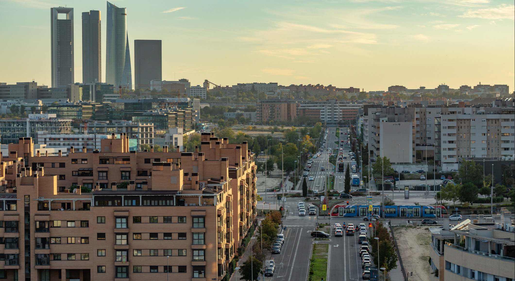 Vista panorámica de Madrid