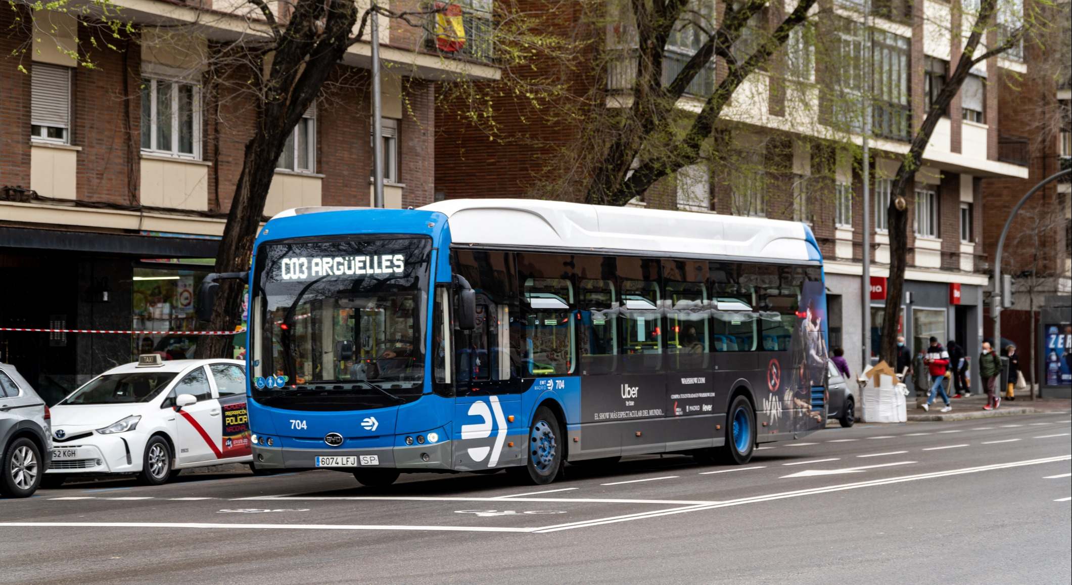Autobús de la EMT de Madrid