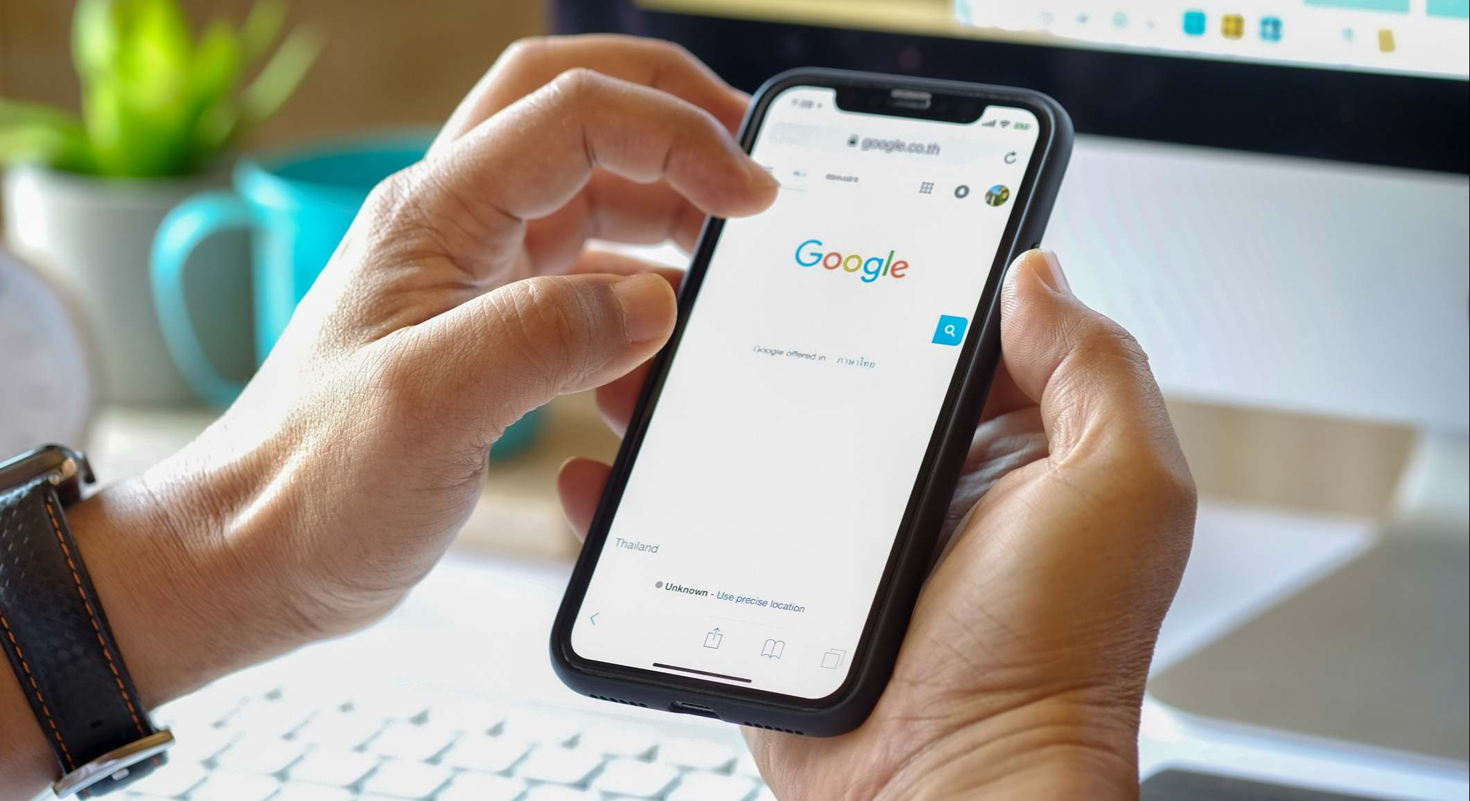 Un usuario de Google. Foto: Dreamstime