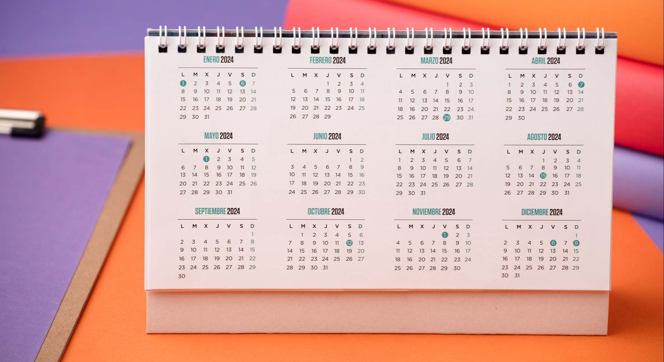 Calendario laboral. / Foto: iStock