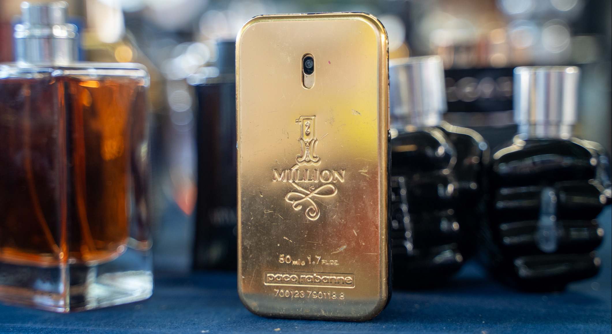 Perfume One Million, de la marca Rabanne, propiedad de Puig