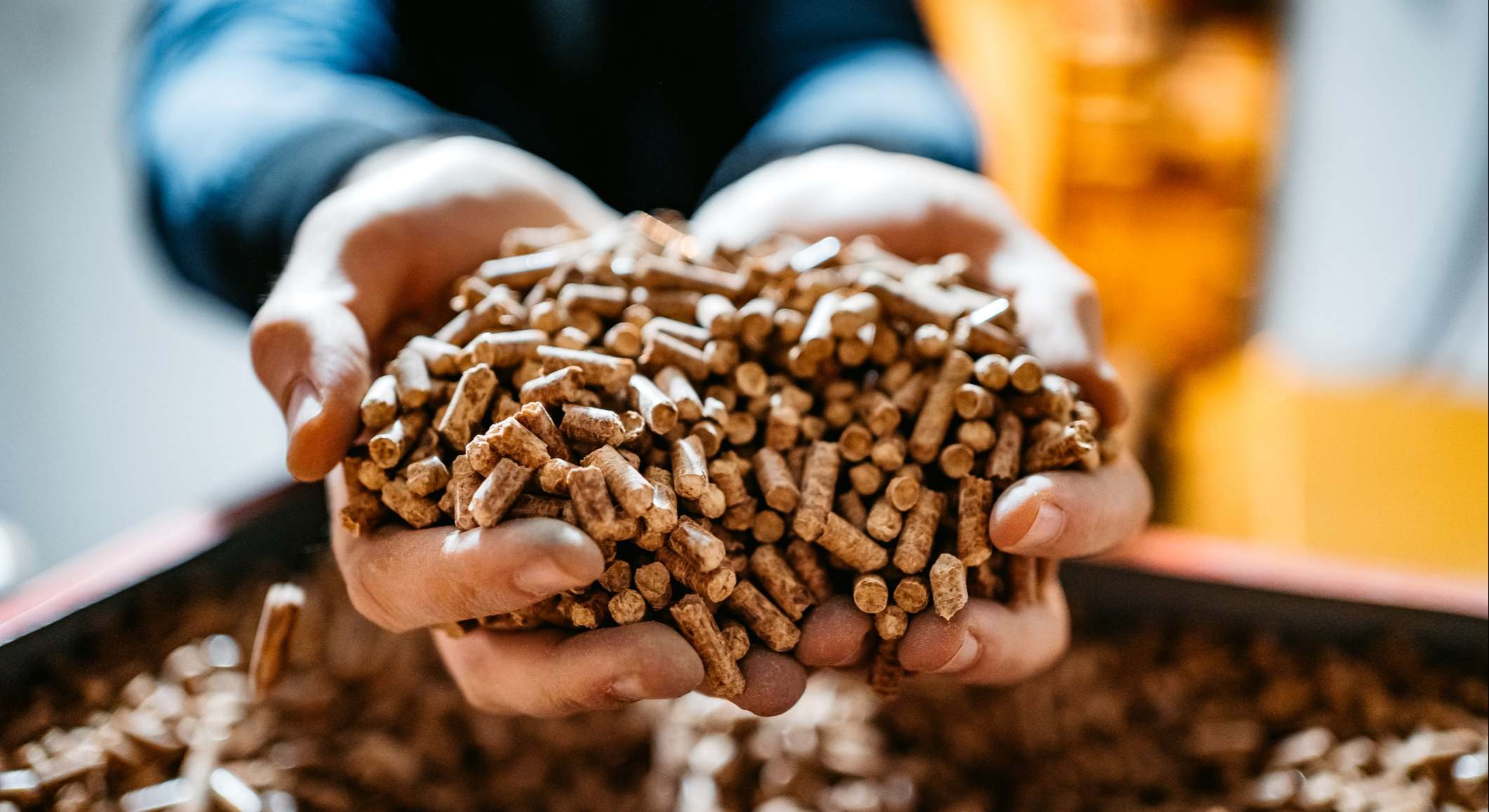 Pellets para la estufa del hogar. / Foto: iStock