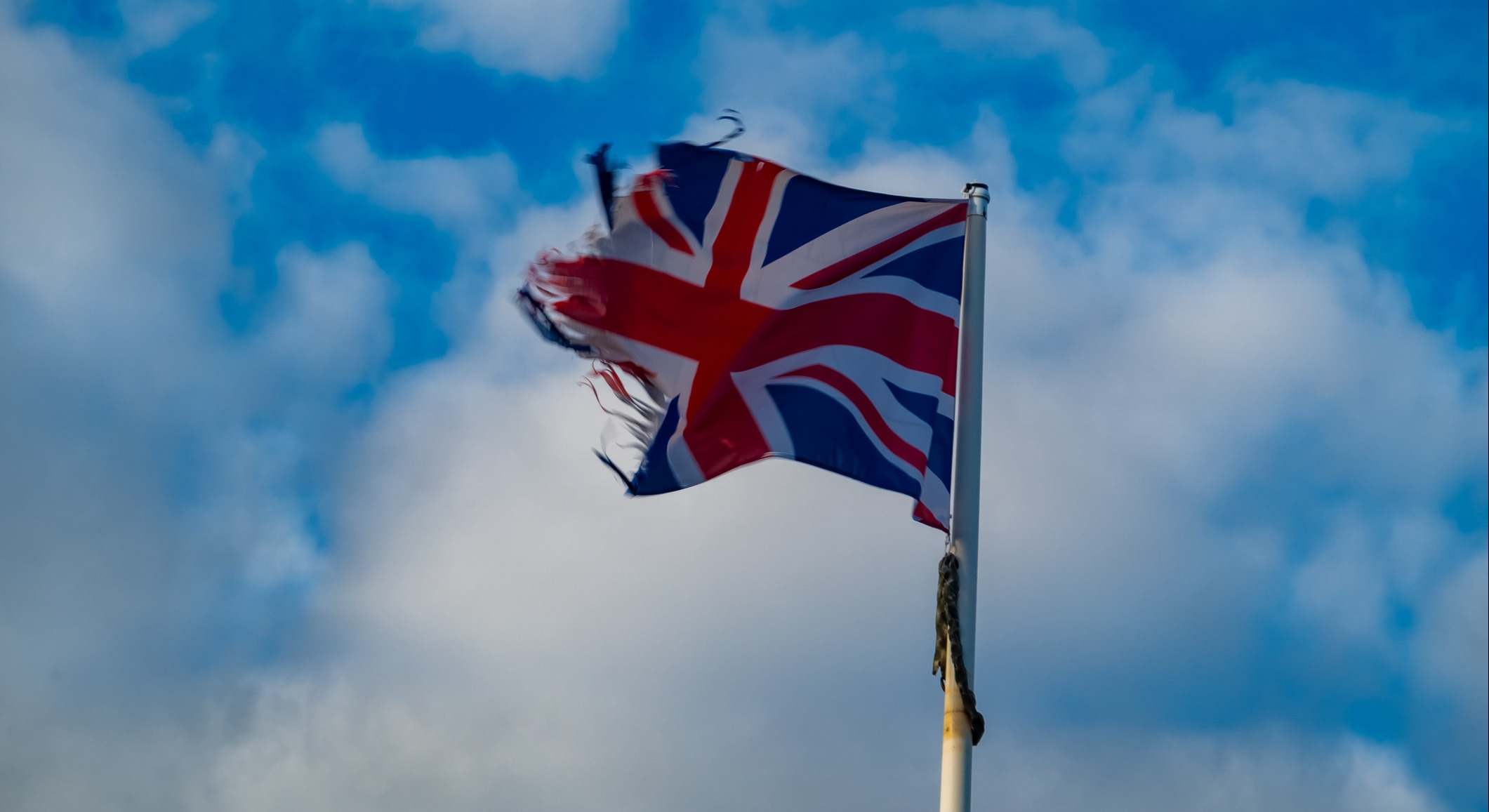 Una bandera británica. Foto: iStock