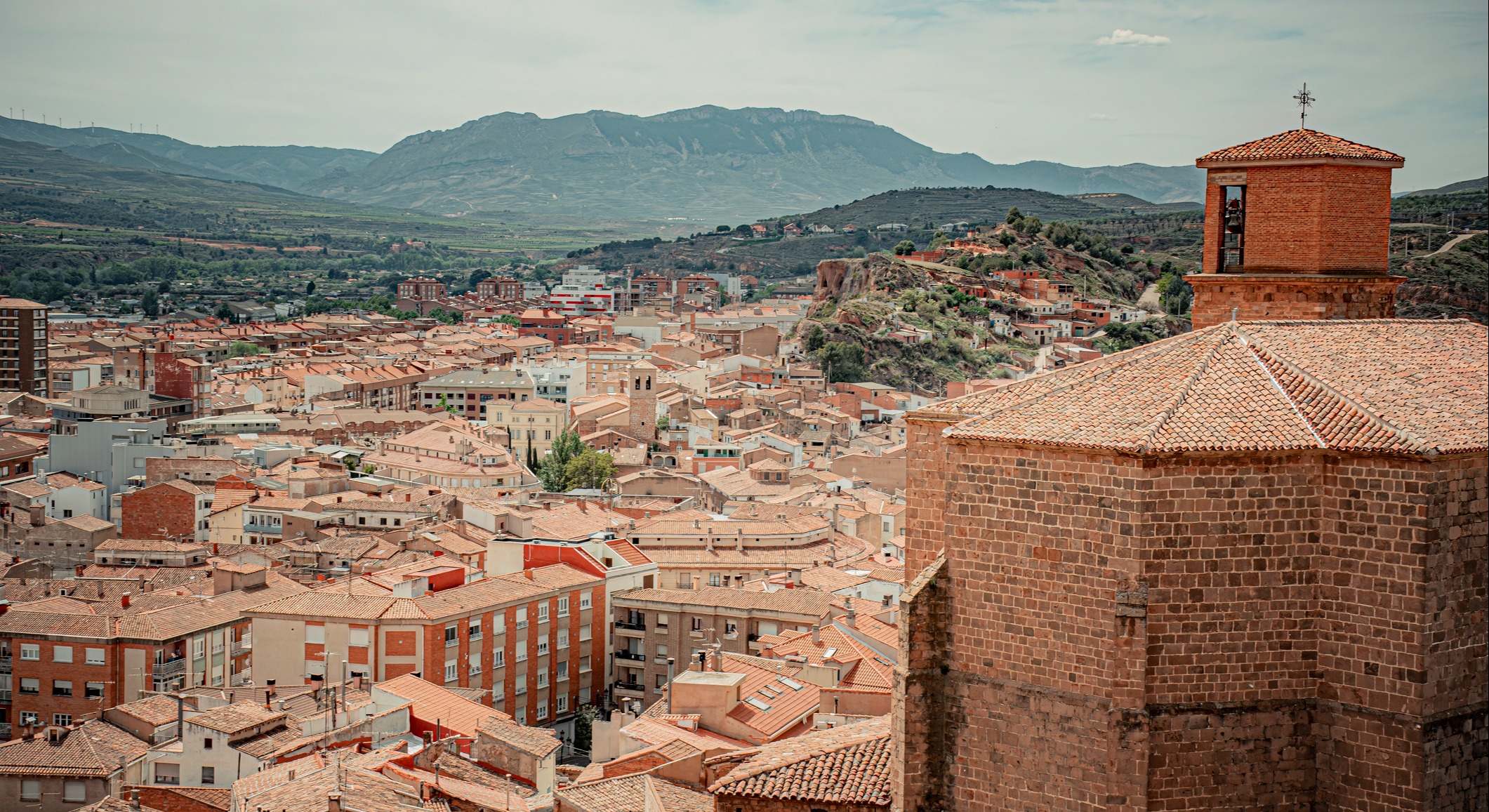 Vista del pueblo de Arnedo