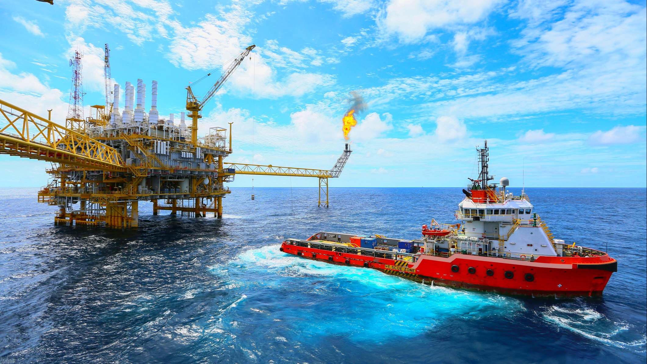 Plataforma petróleo marino