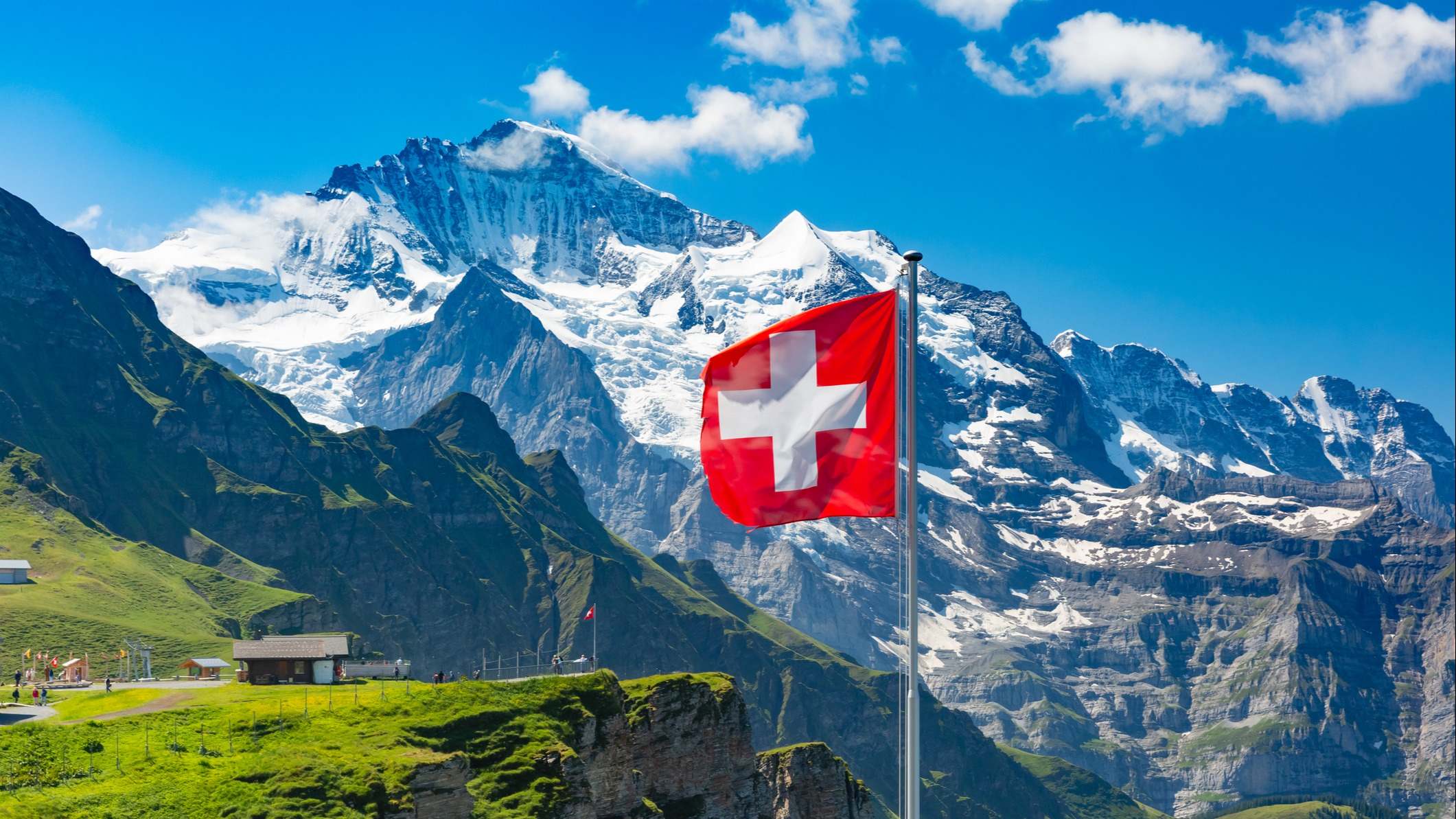 Bandera de Suiza (iStock)