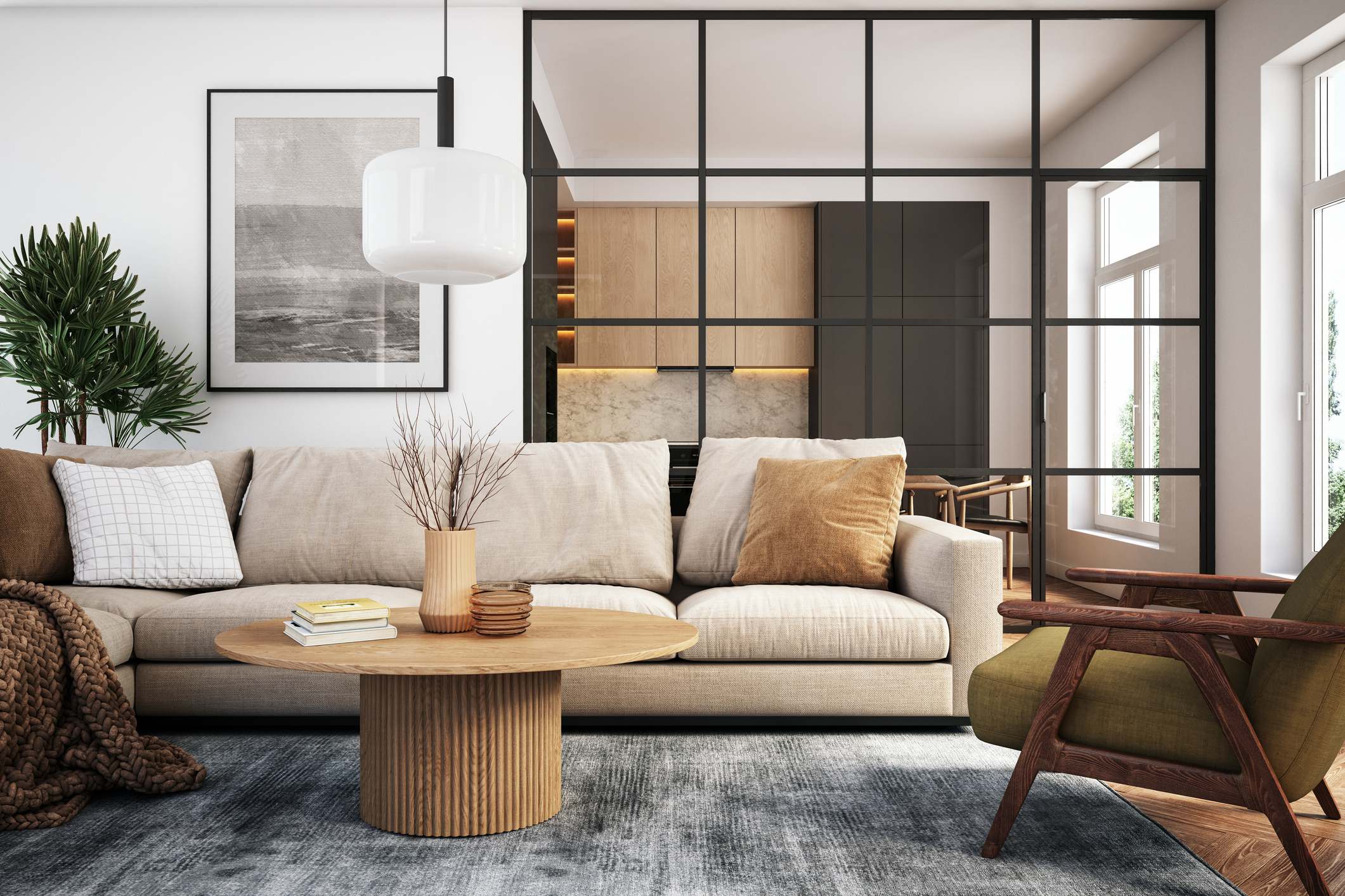 Interior de una vivienda de lujo