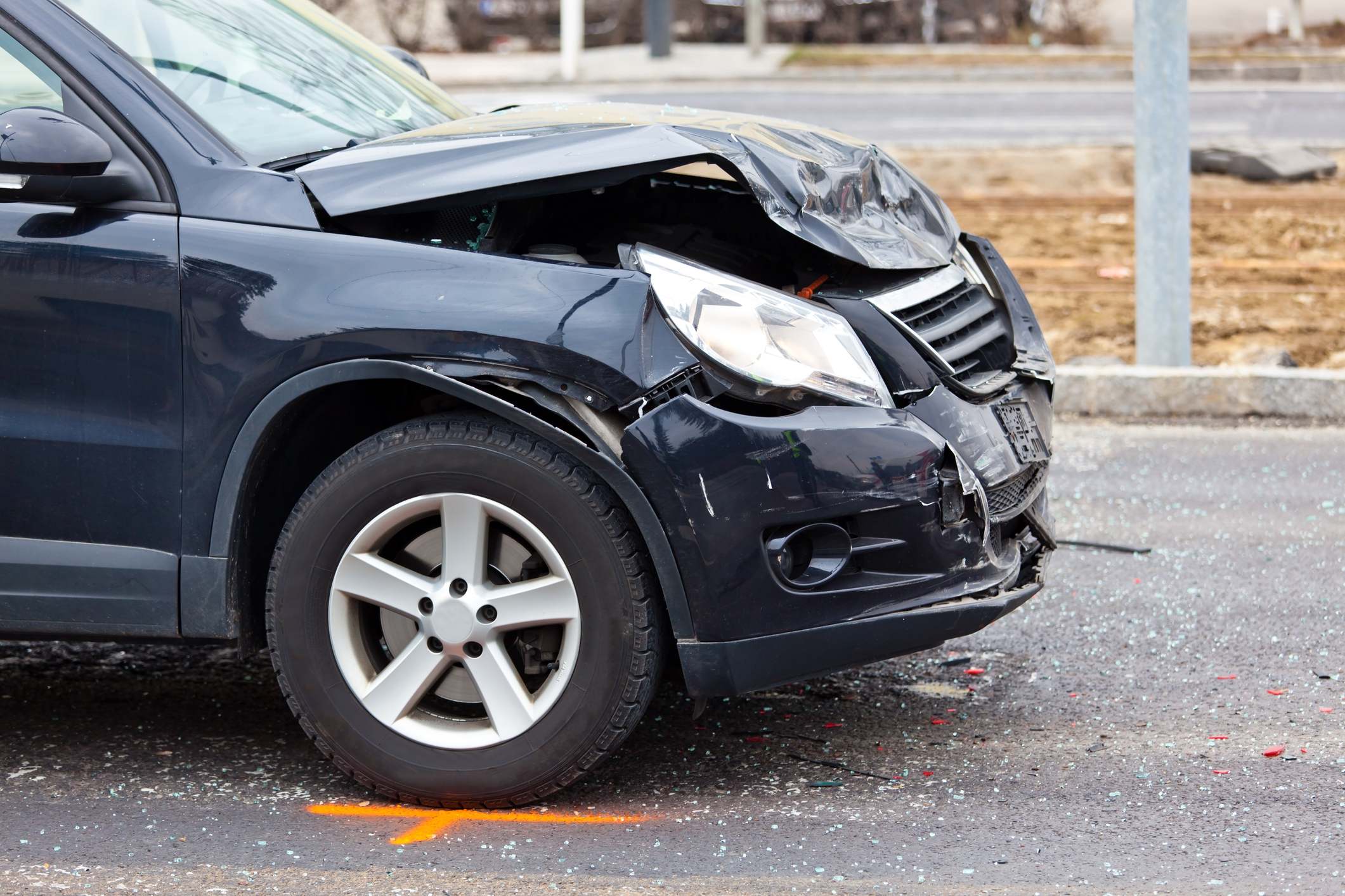 Coche accidentado