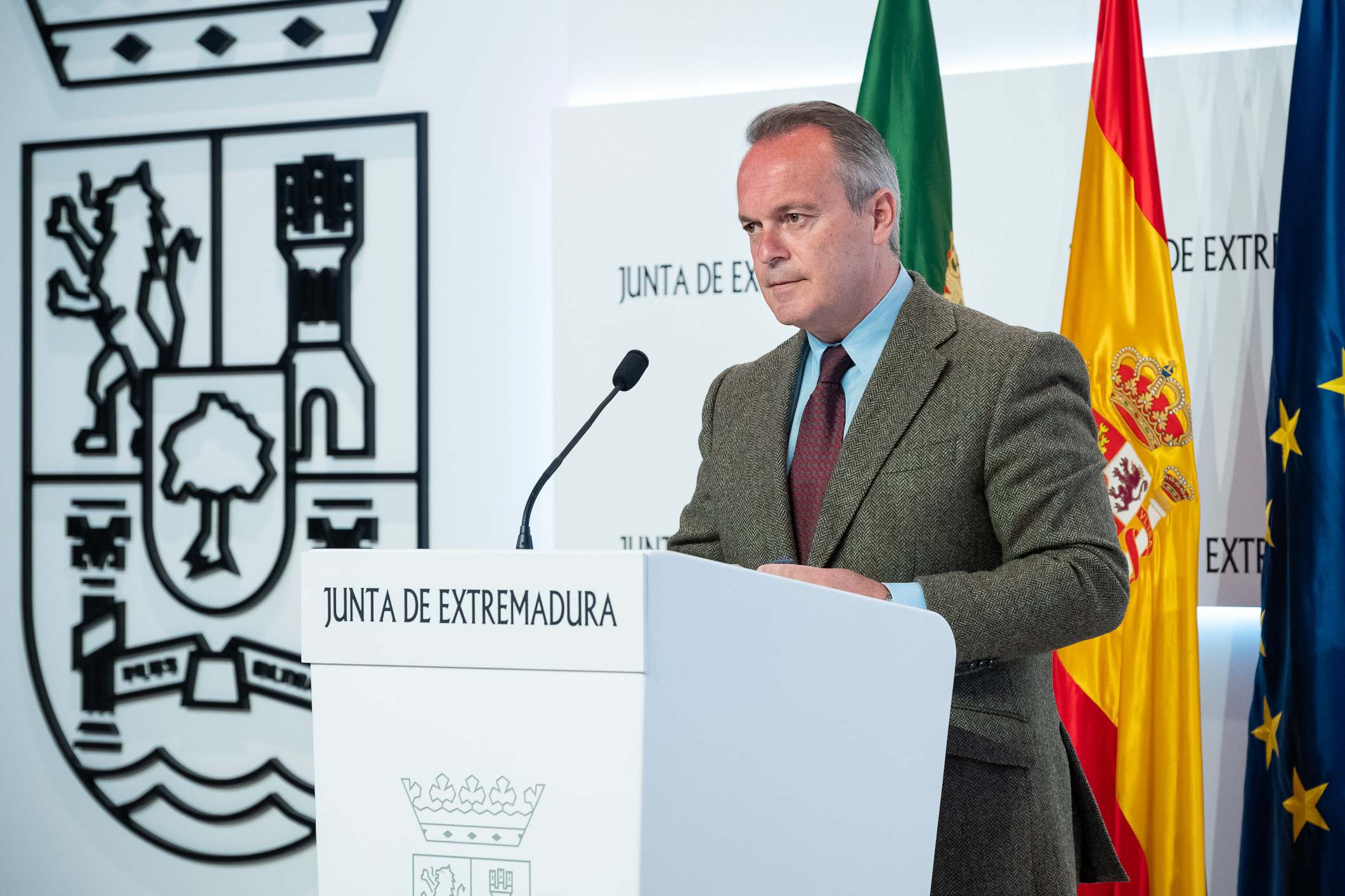 El consejero de Infraestructuras, Transporte y Vivienda, Manuel Martín Castizo