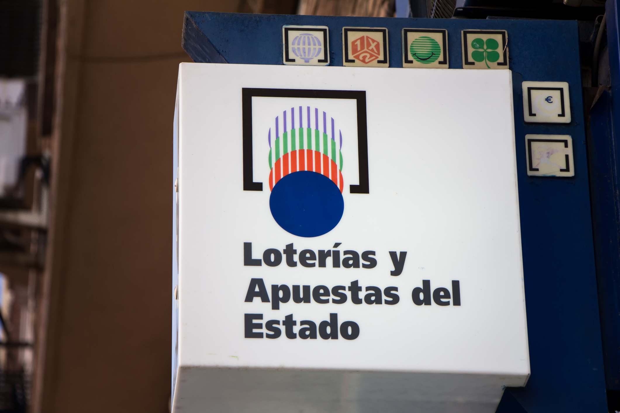 Letrero de una Administración de Loterías y Apuestas del Estado. / Foto: Dreamstime
