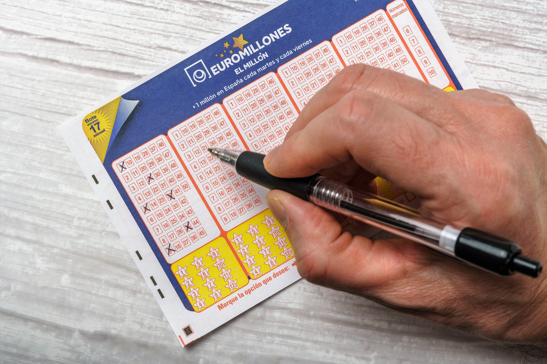 Boleto de Euromillones. / Foto: Dreamstime