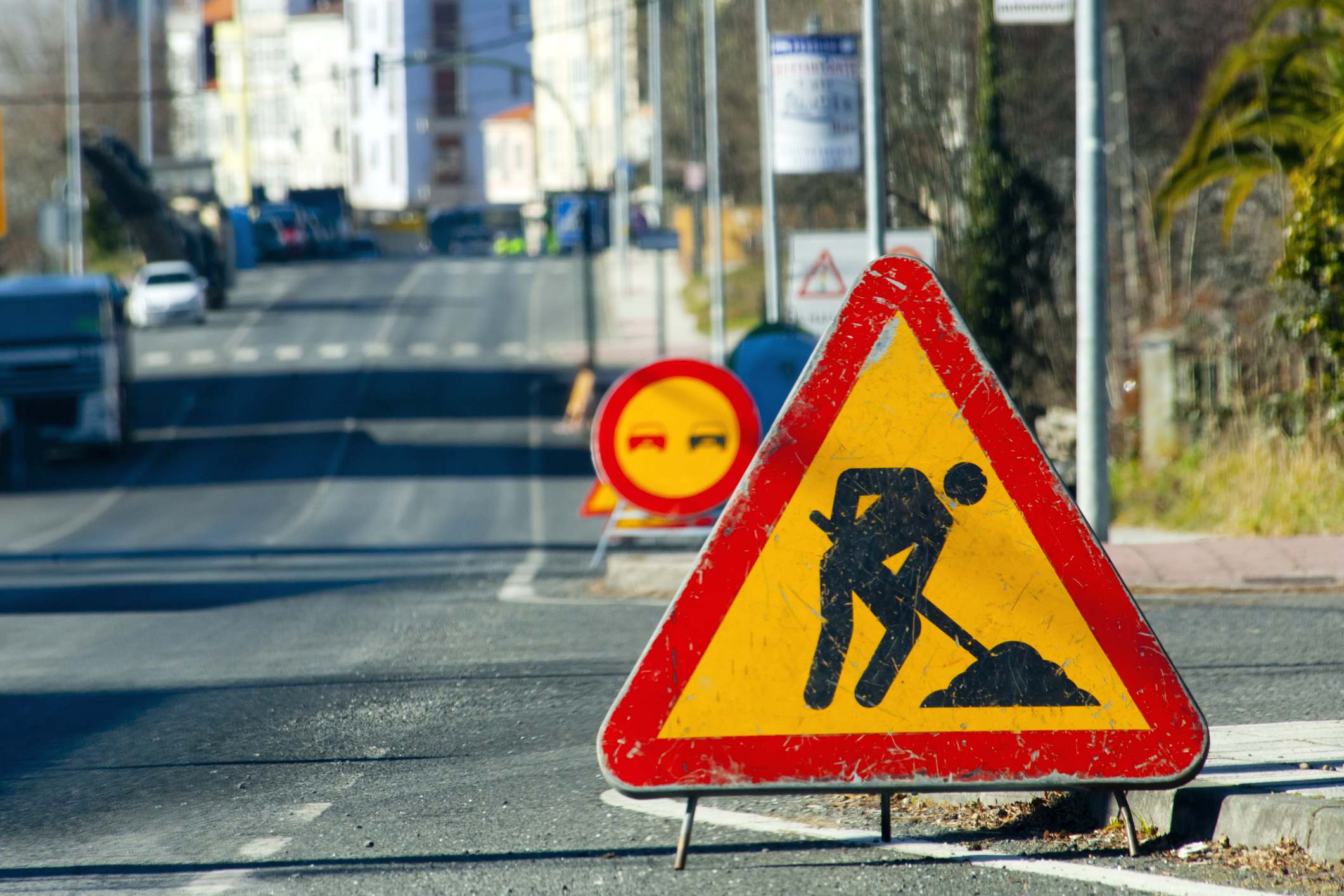 Obras en carreteras