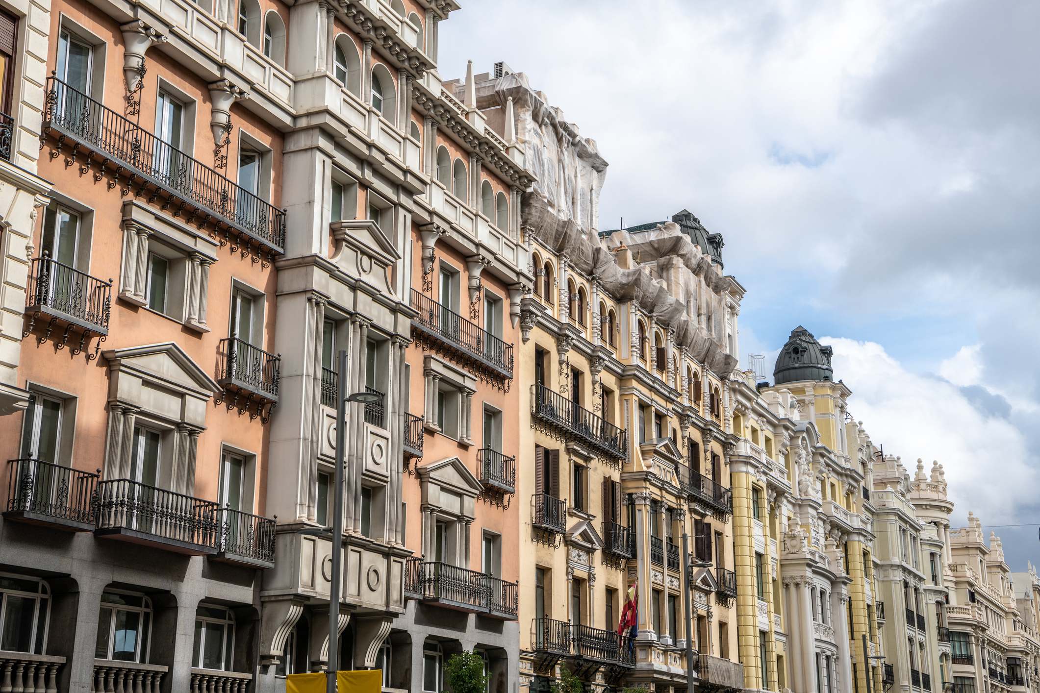 Edificios del barrio de Malasaña, Madrid