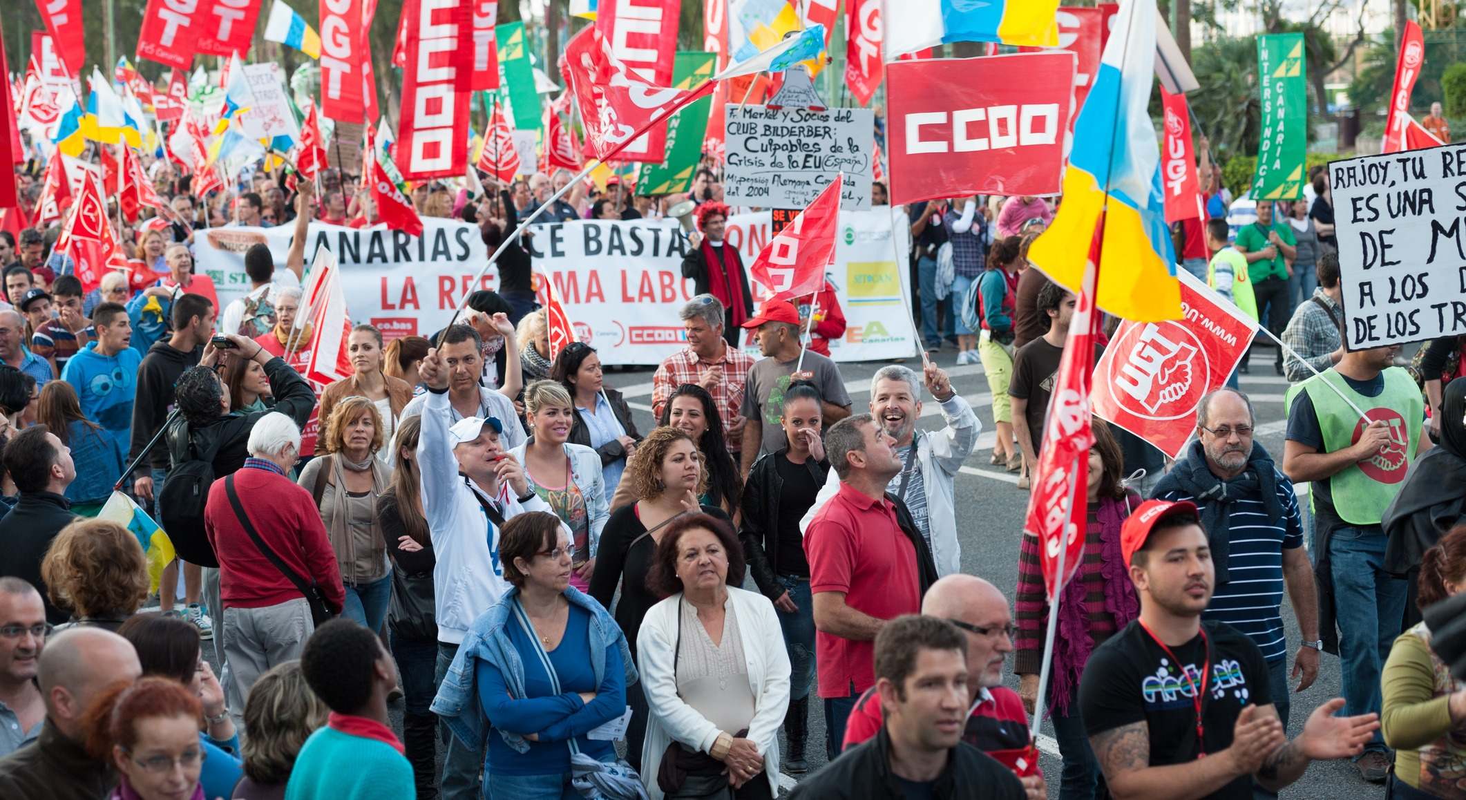 Manifestación obrera