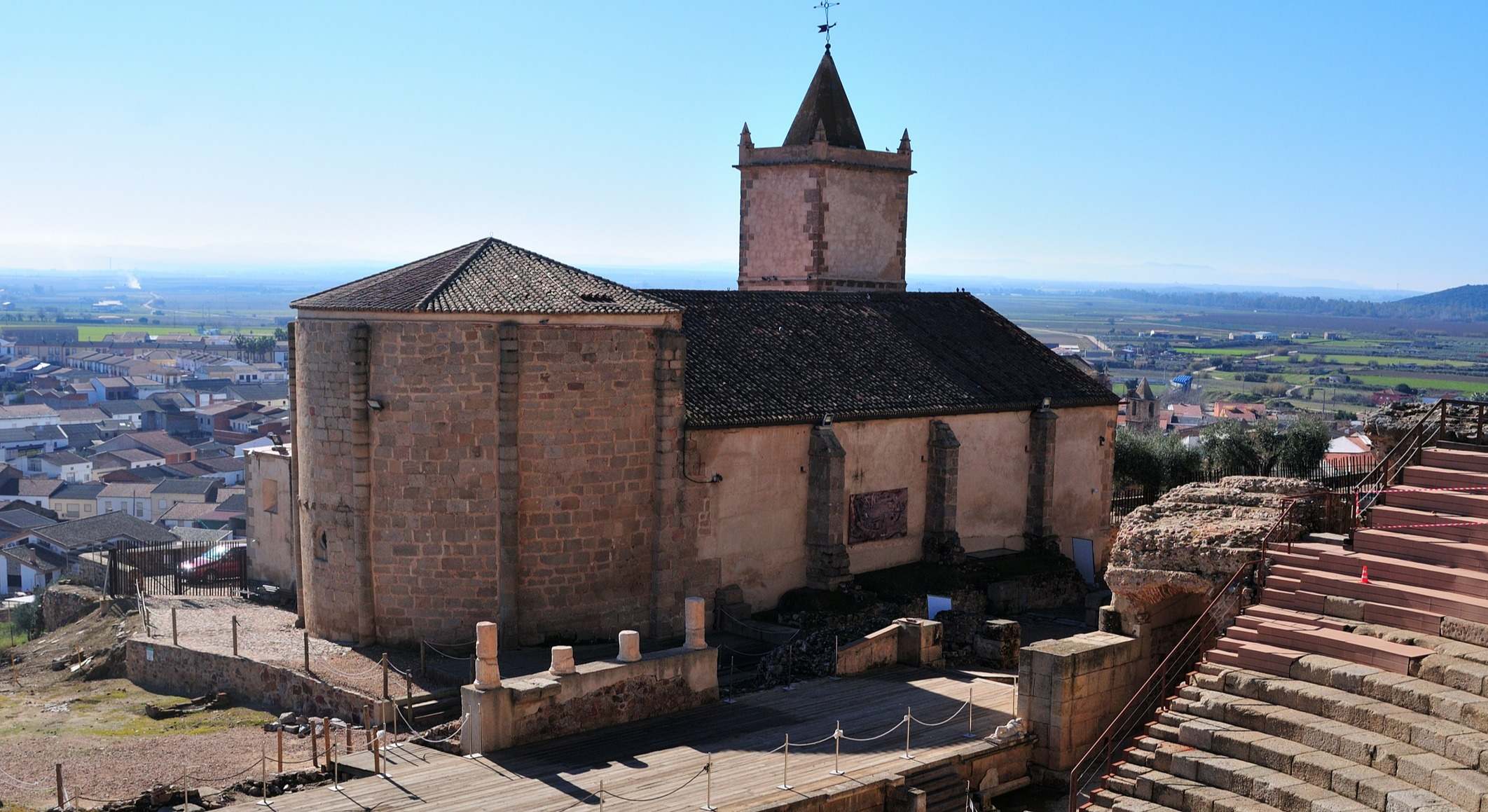 Iglesia de San Martín en Medellín, España
