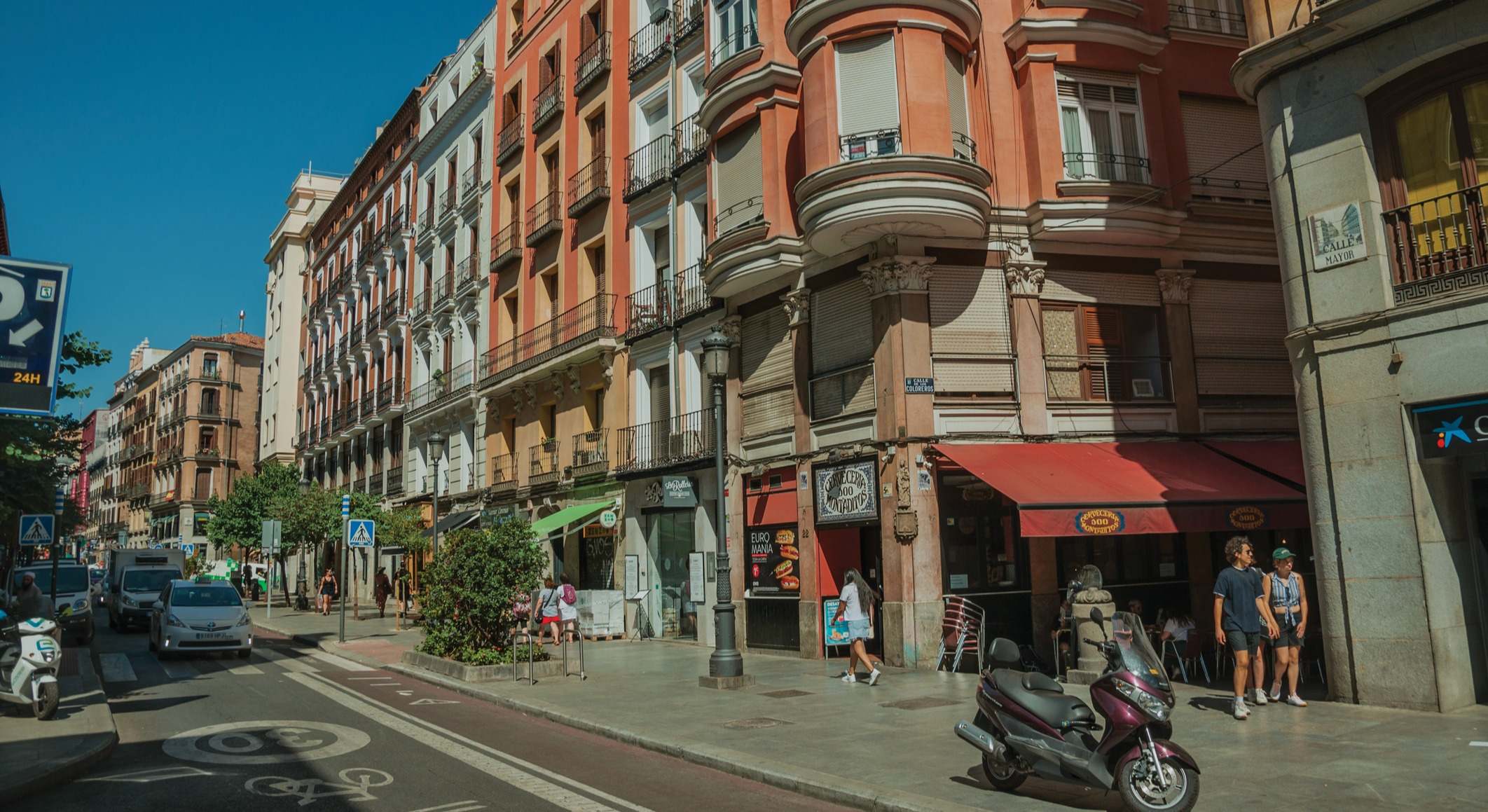 Calle comercial en Madrid