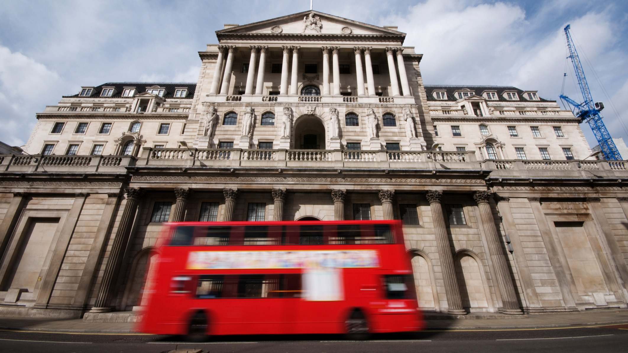 El banco de Inglaterra en Londres