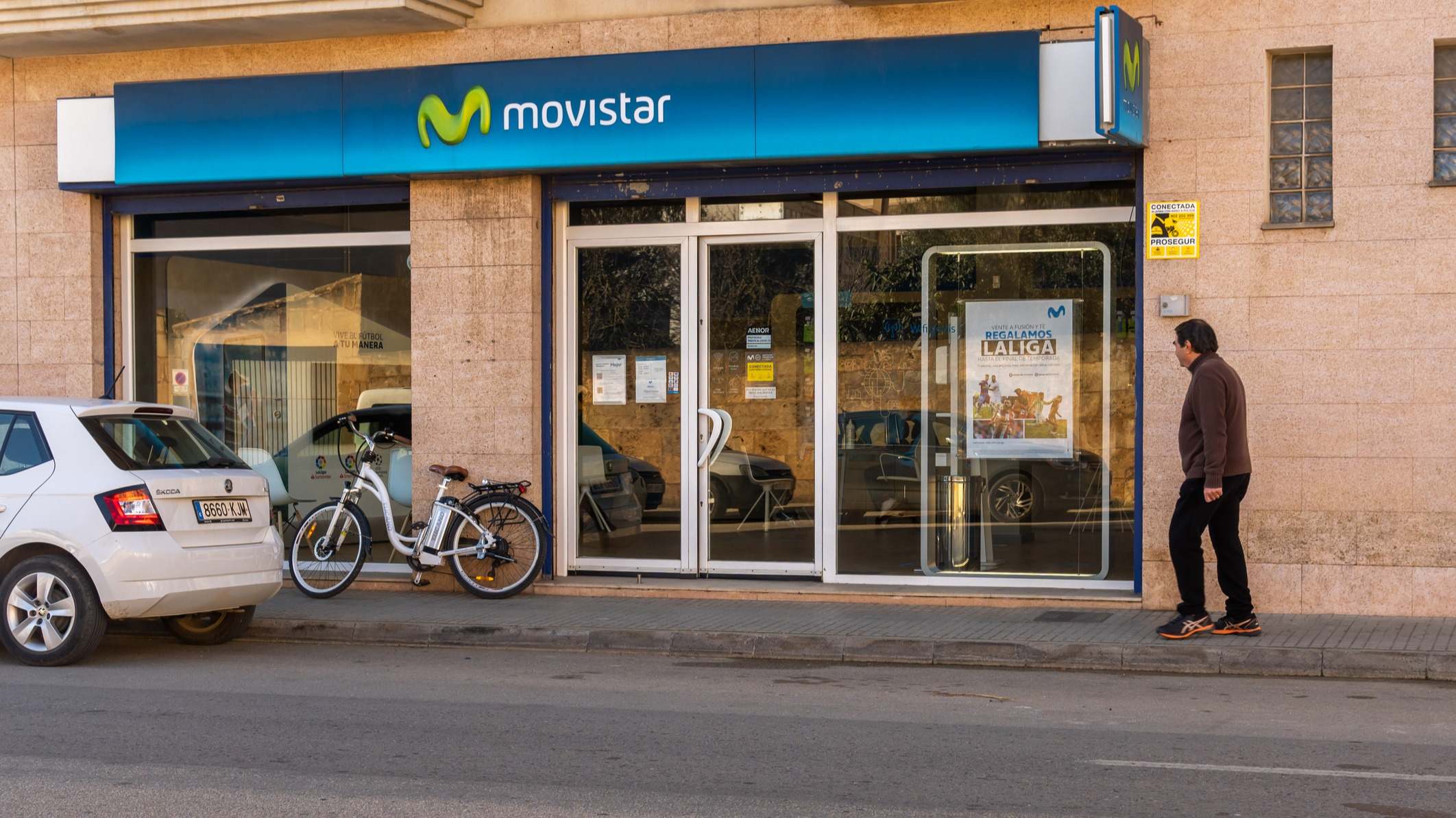 Establecimiento comercial de la empresa Movistar