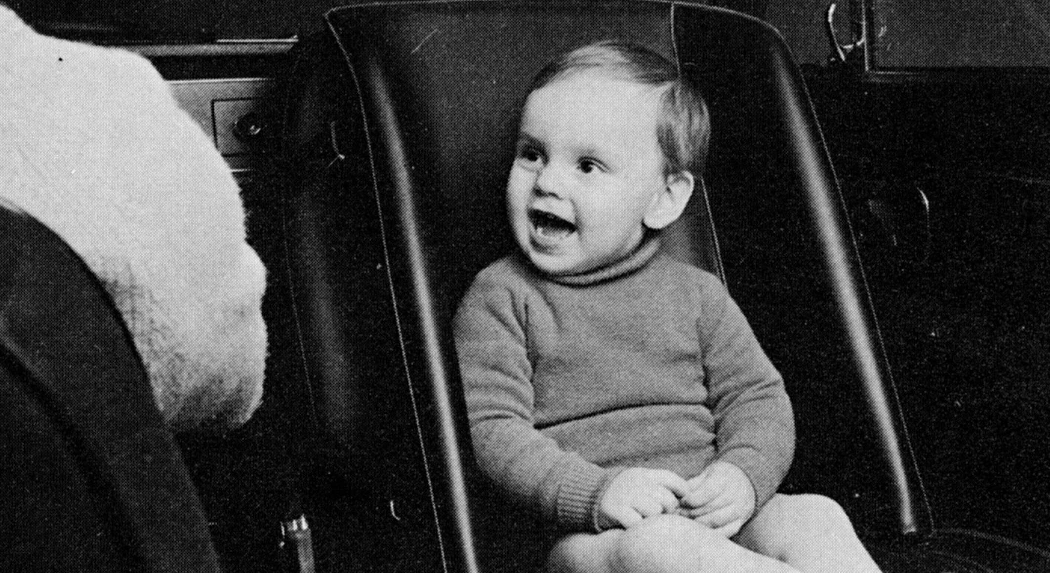 Prototipo de sillita infantil para coche de 1964