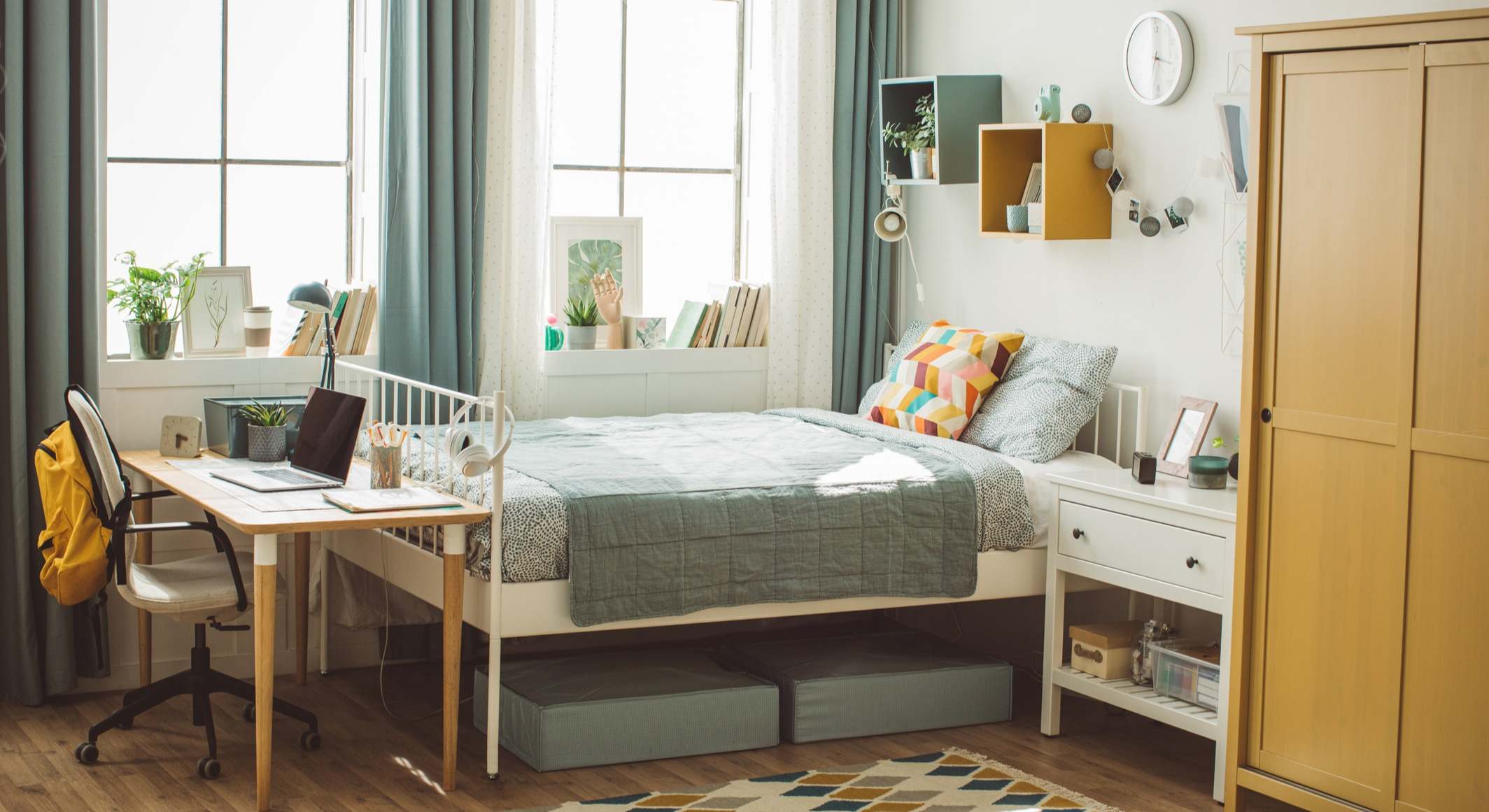 Habitación de una residencia de estudiantes