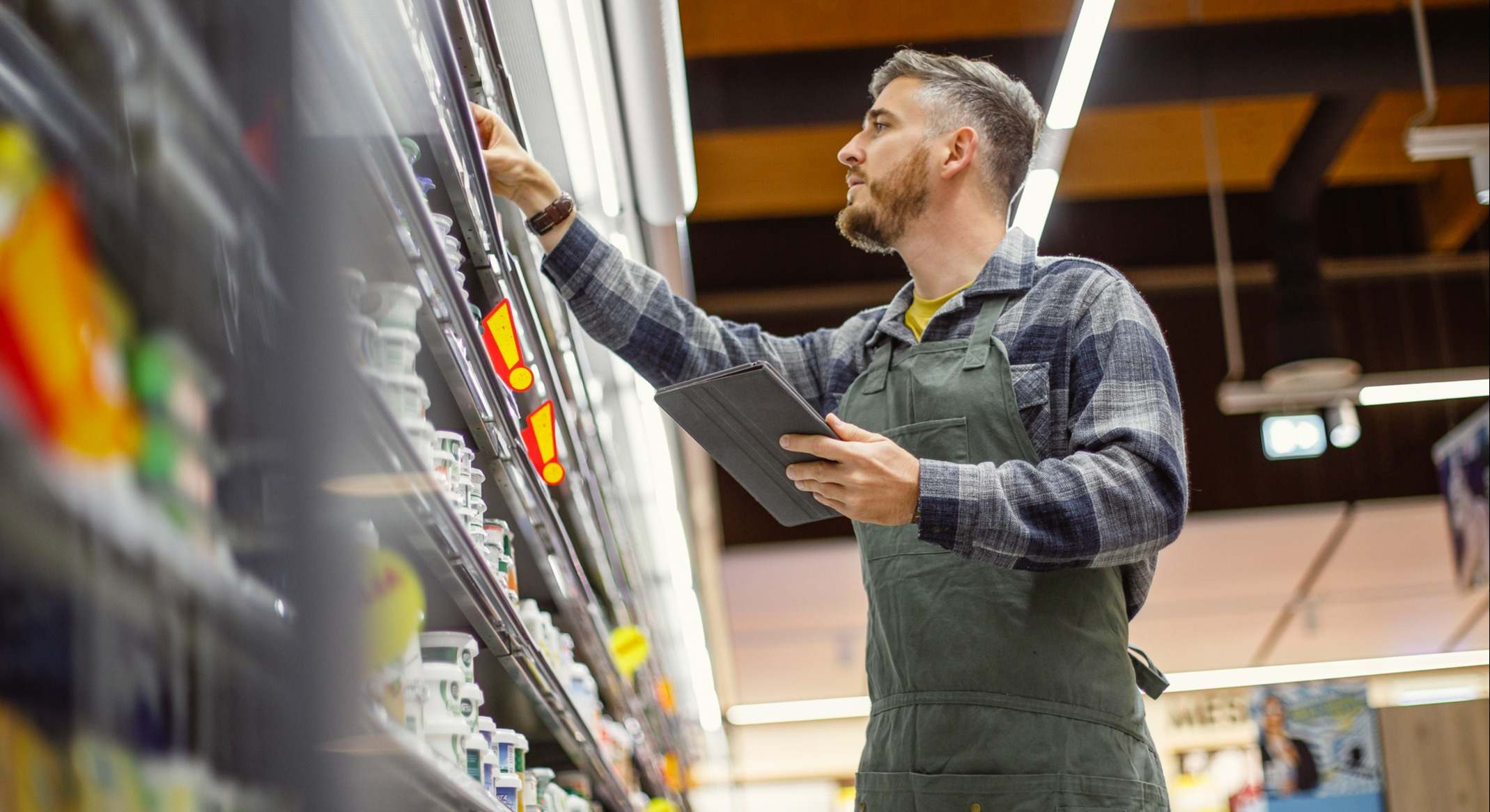 Trabajador de supermercado